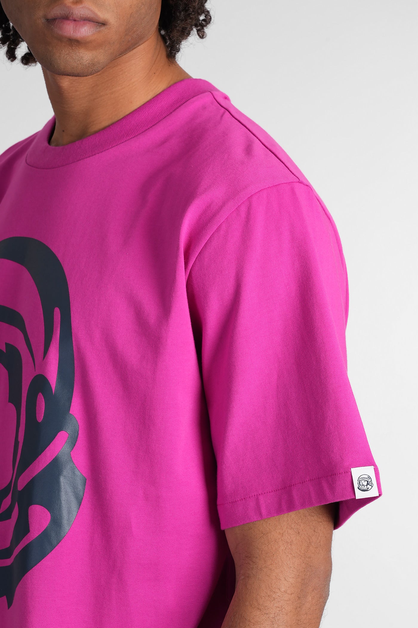 T-Shirt in fuxia cotton - Image 5