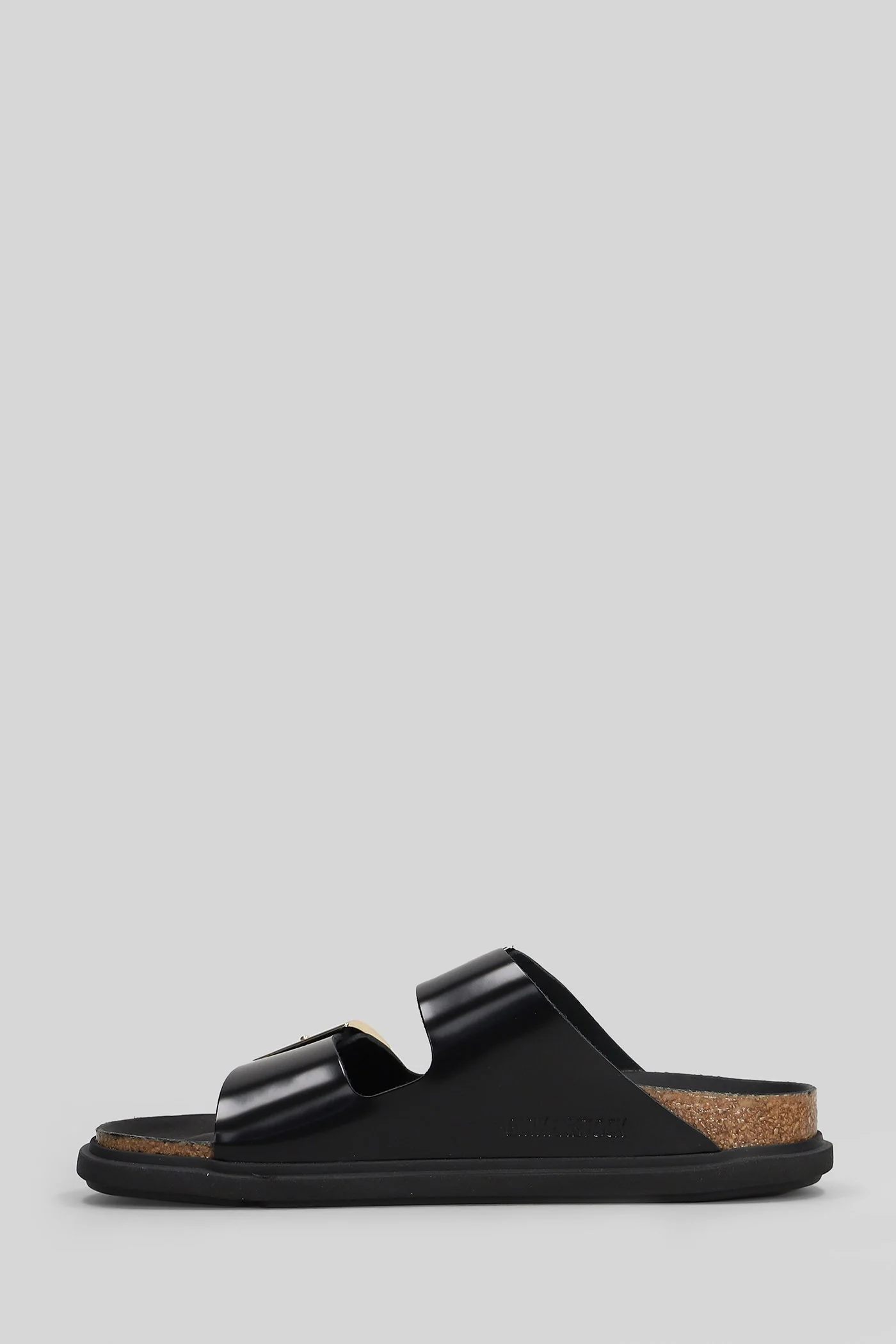 Arizona Db Hex Flats in black leather - Image 3