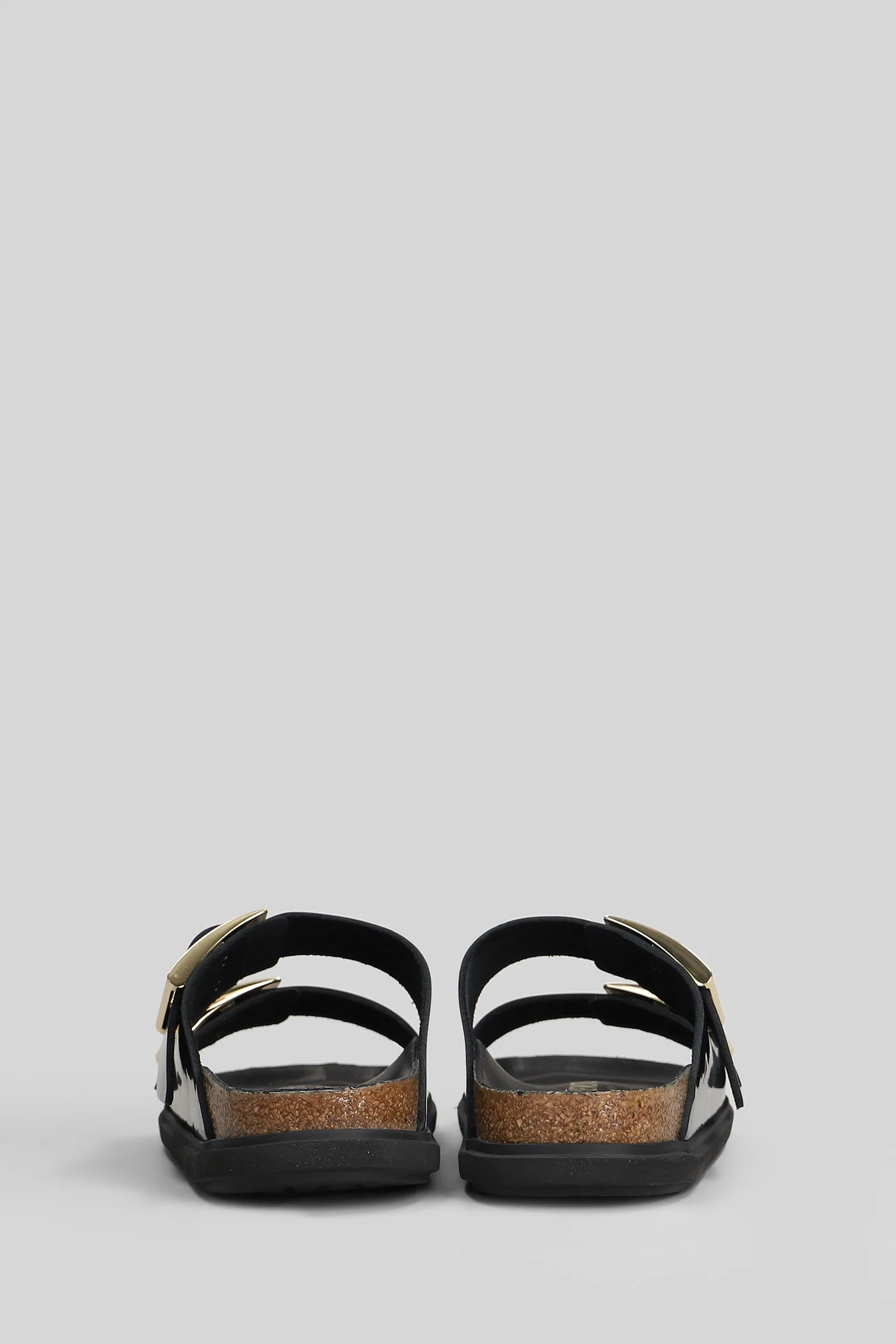Arizona Db Hex Flats in black leather - Image 4