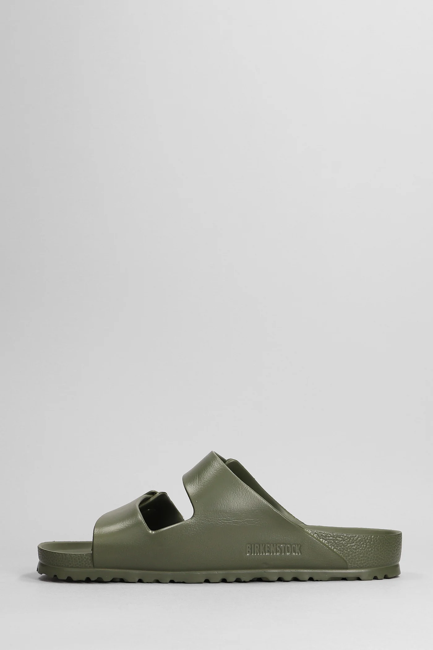 Arizona Eva Slipper-Mule in green rubber/plasic - Image 3