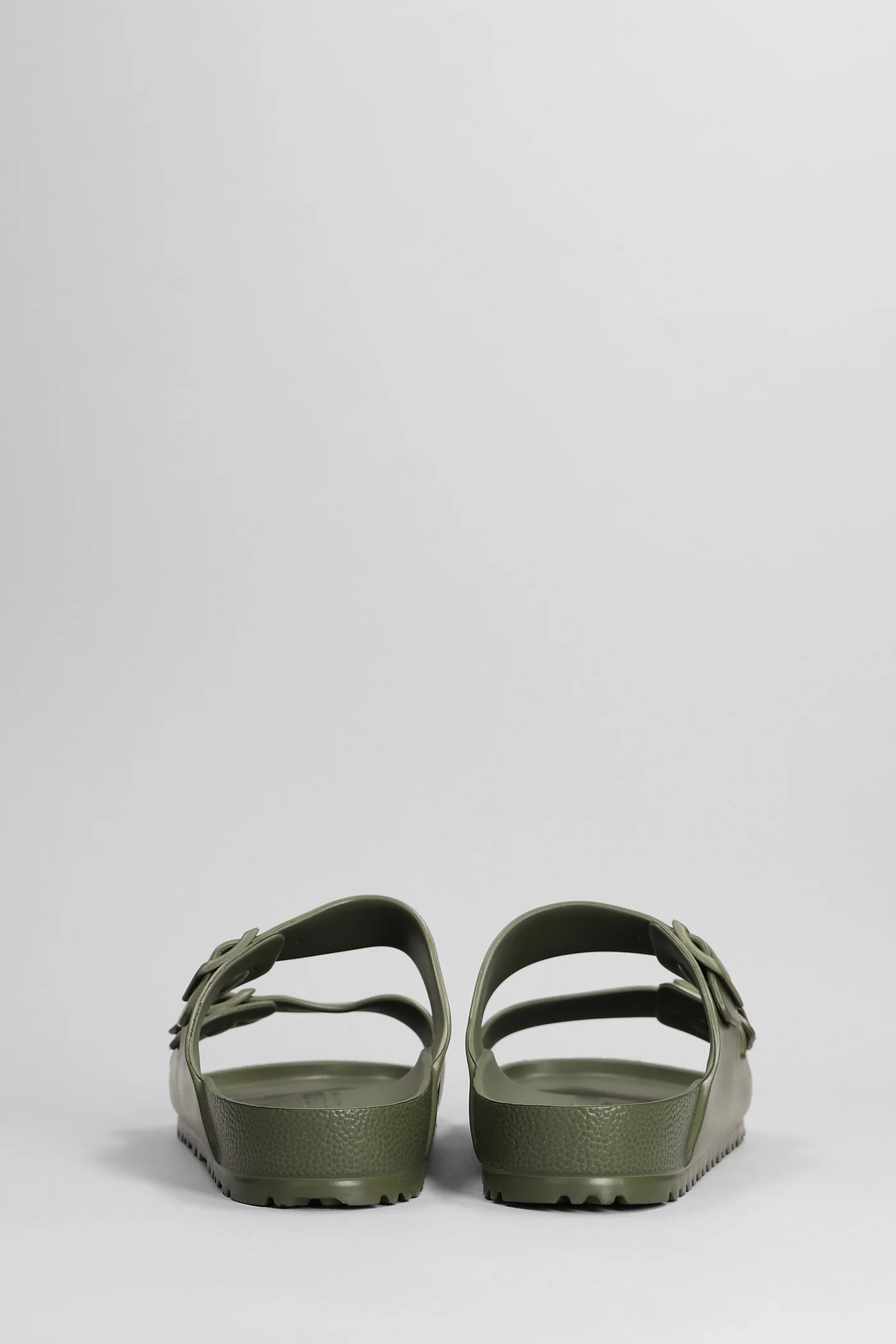 Arizona Eva Slipper-Mule in green rubber/plasic - Image 4