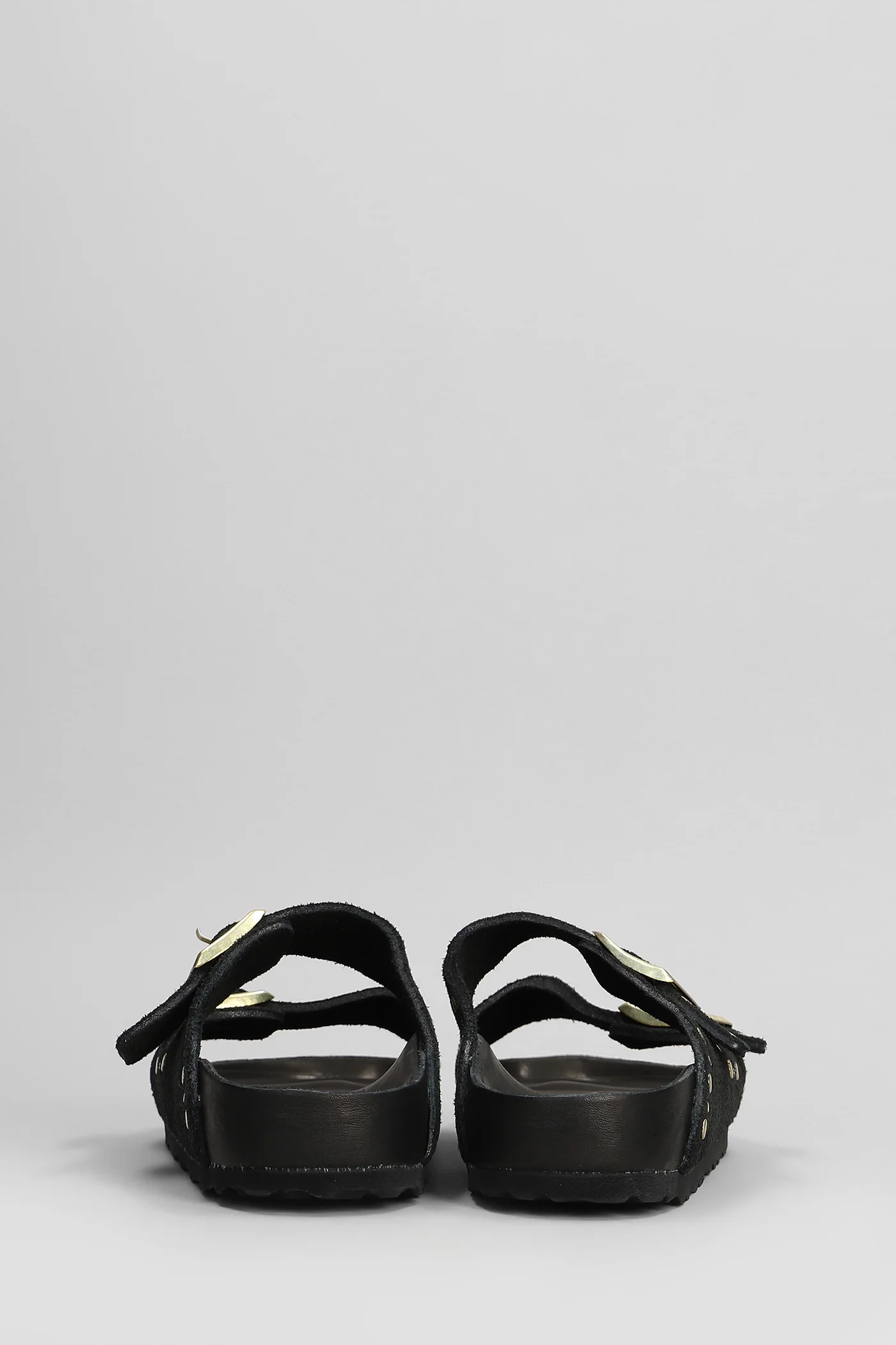 Arizona Rivet Flats in black suede - Image 4