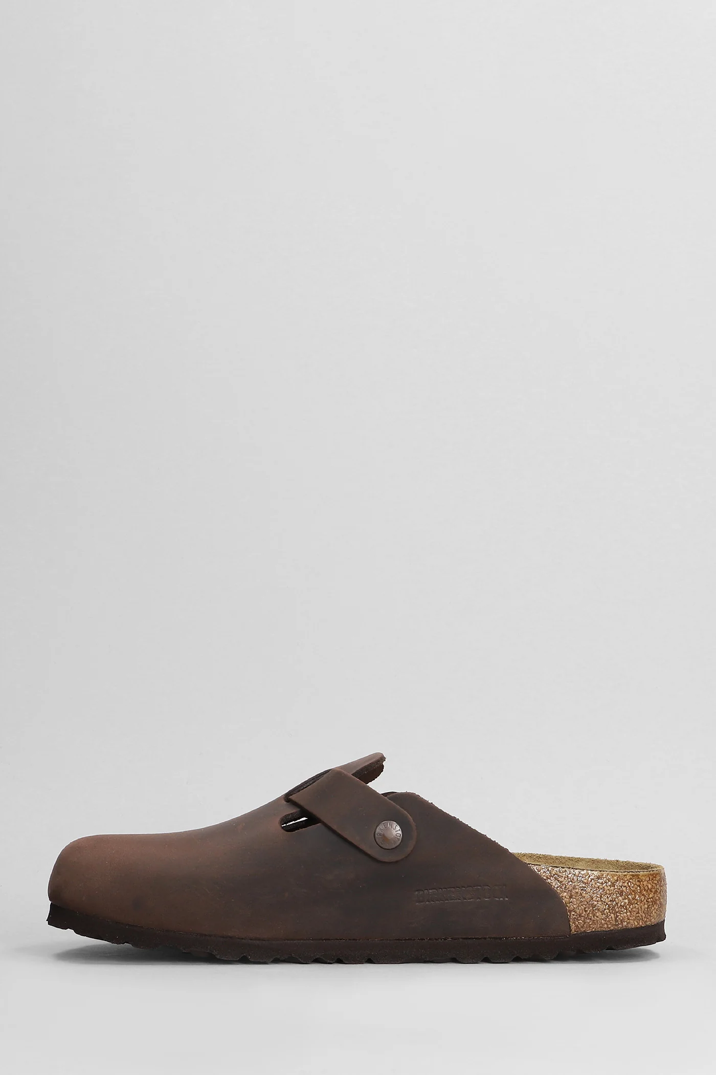 Boston Slipper-Mule in brown leather - Image 3