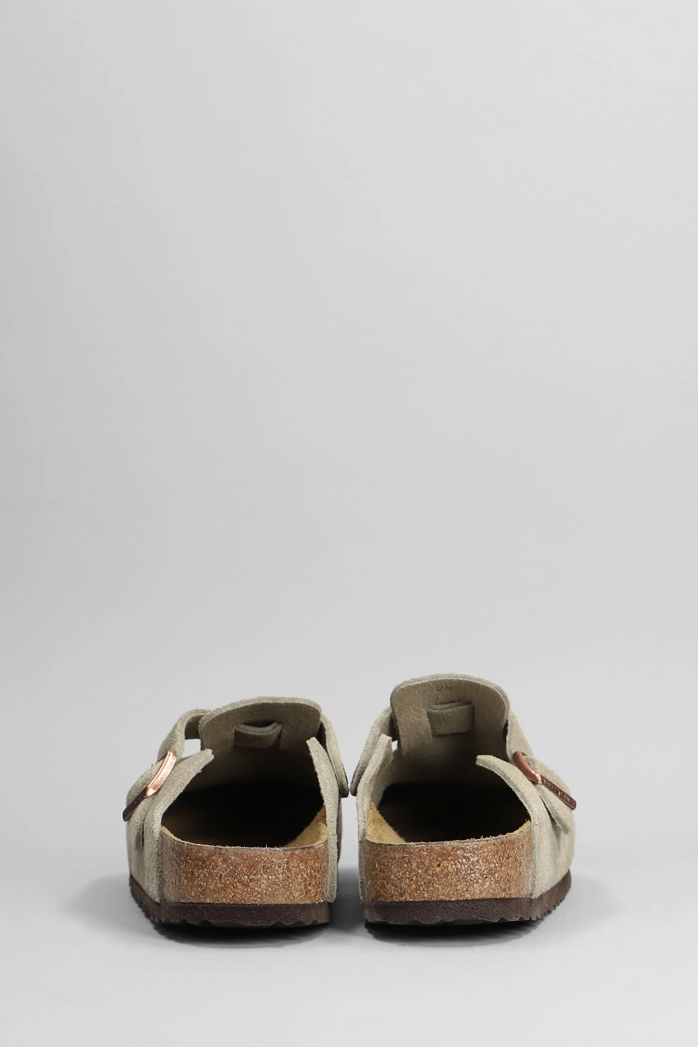 Boston Slipper-Mule in taupe suede - Image 4