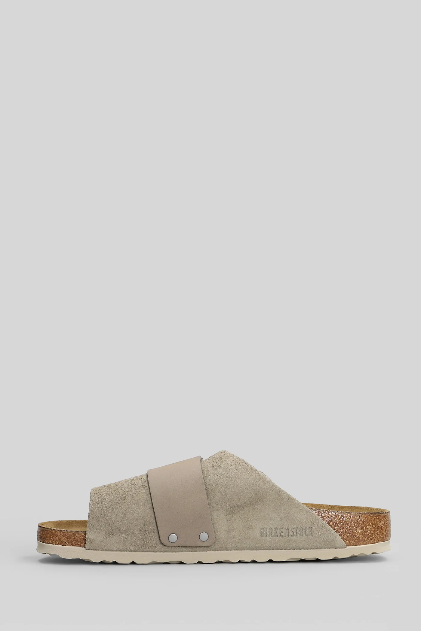 Kyoto Flats in taupe suede - Image 3