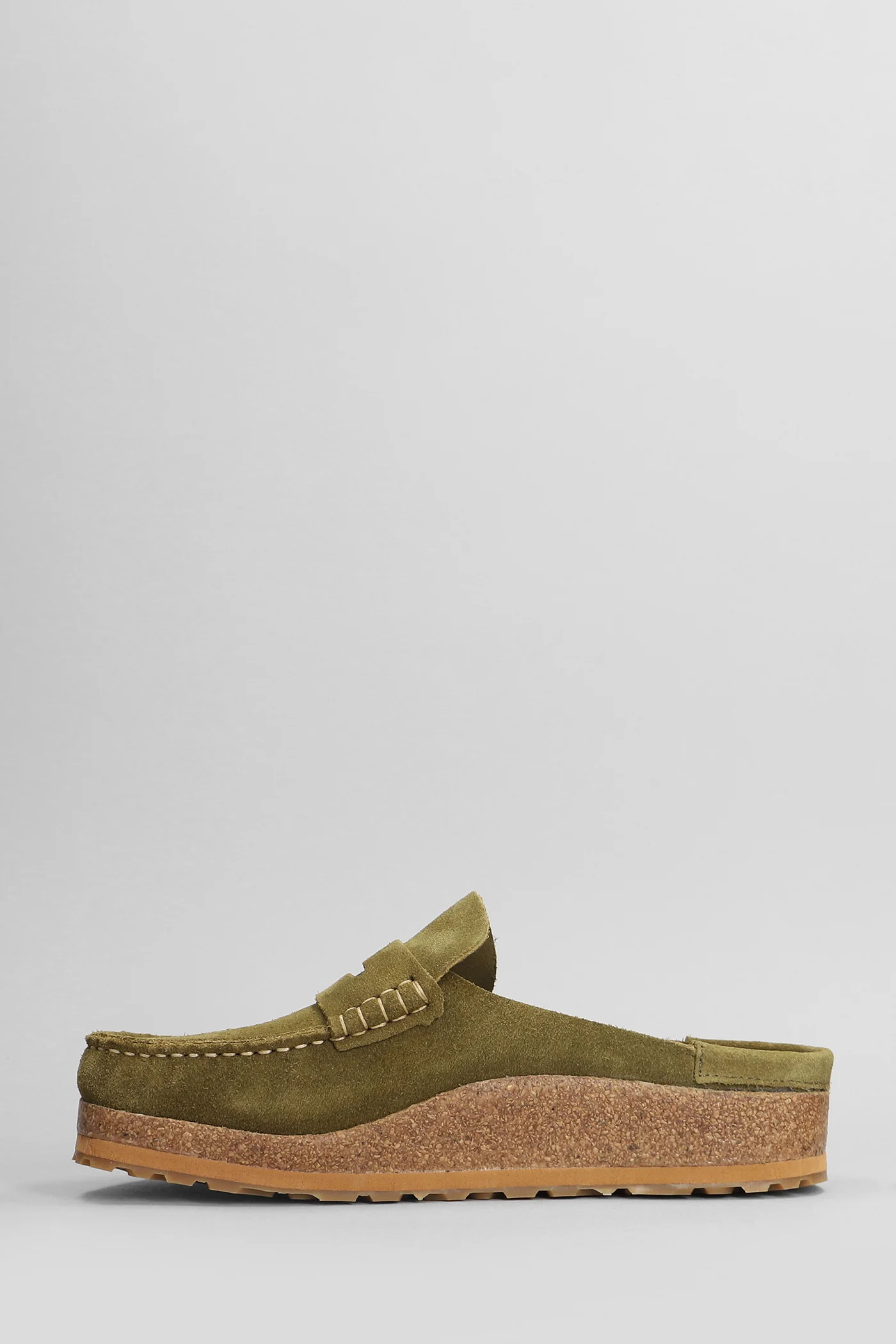 Naples Slipper-Mule in green suede - Image 3