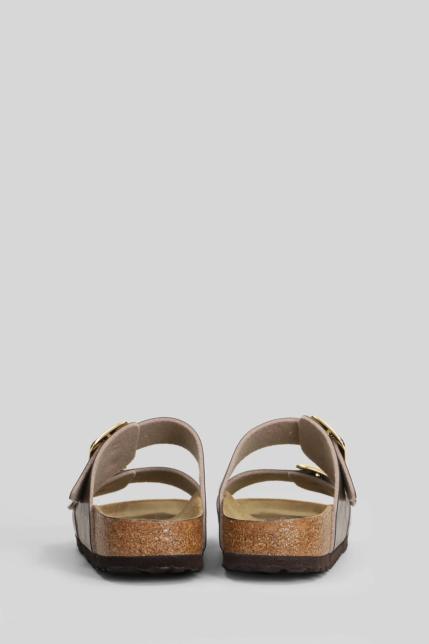Sydney Cb Flats in taupe leather - Image 4
