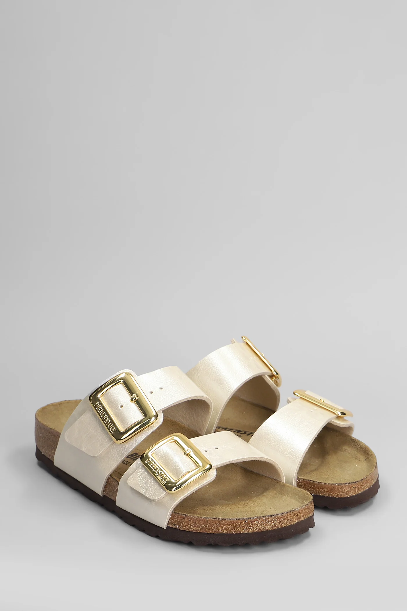 Sydney Flats in white leather - Image 2