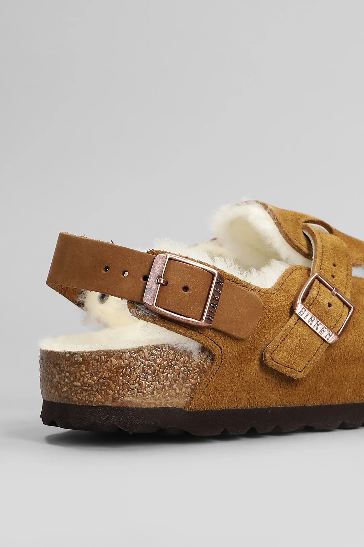 Tokio Slipper-Mule in leather color suede - Image 5