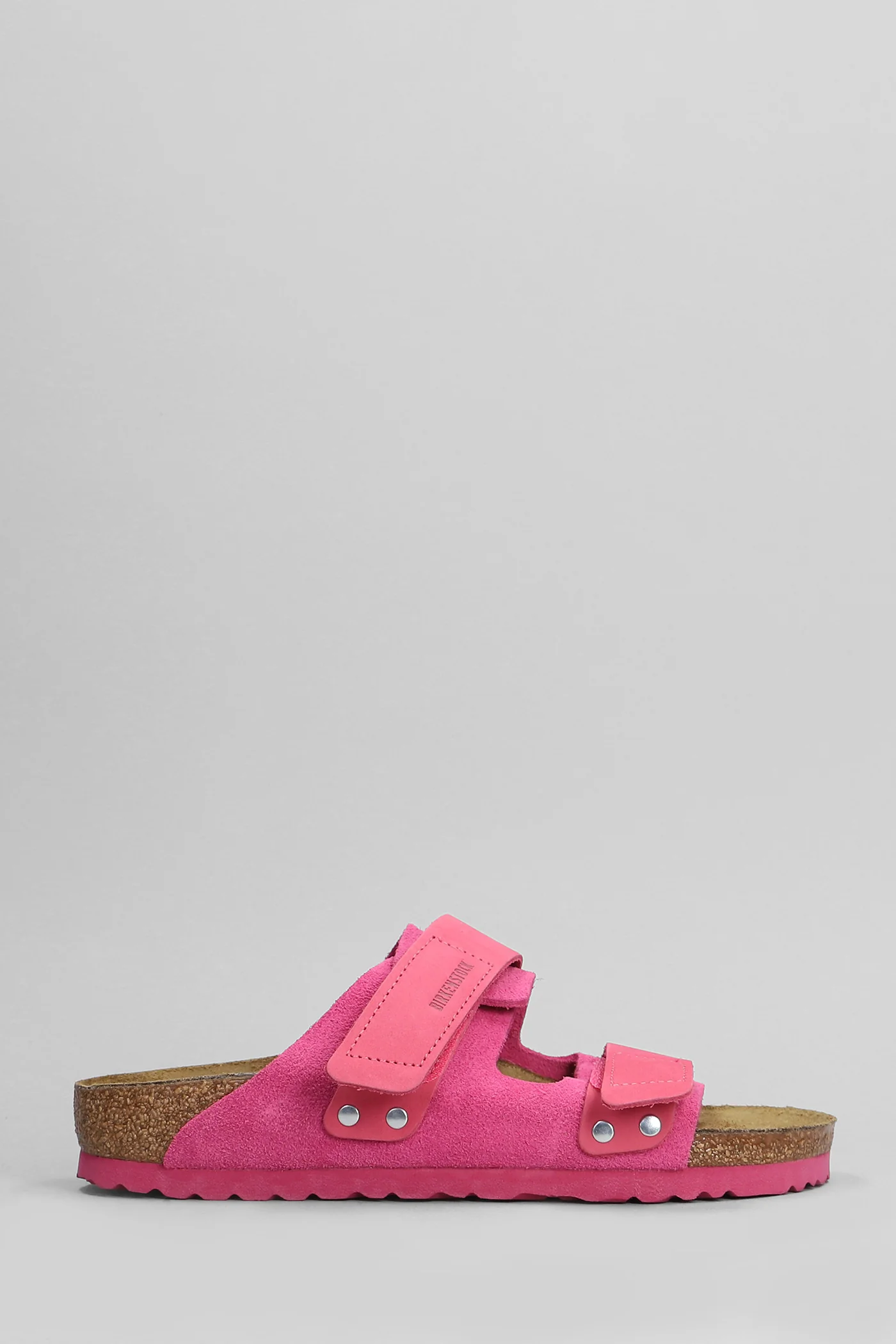 Uji Flats in rose-pink suede