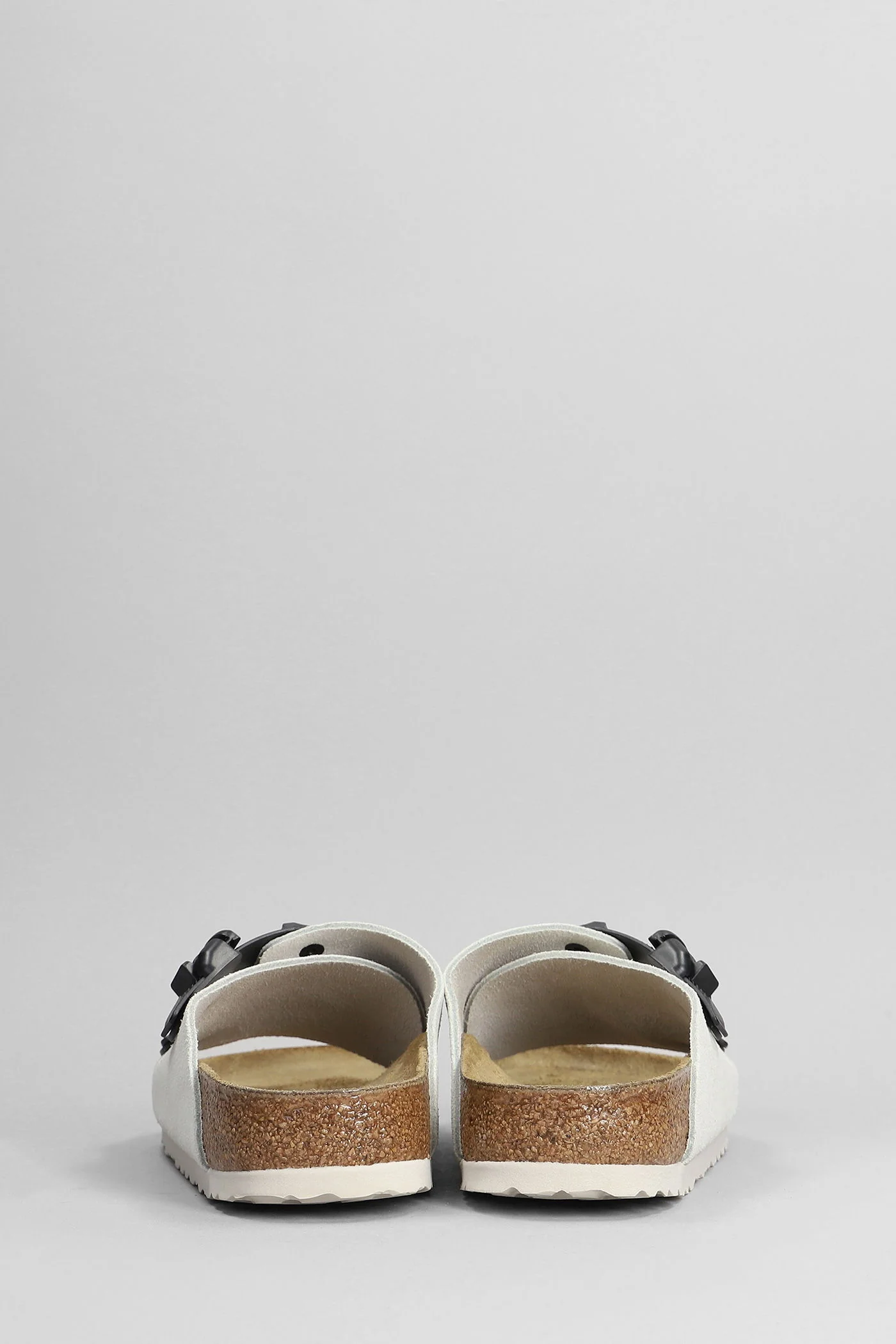 Zurich Flats in grey suede - Image 4