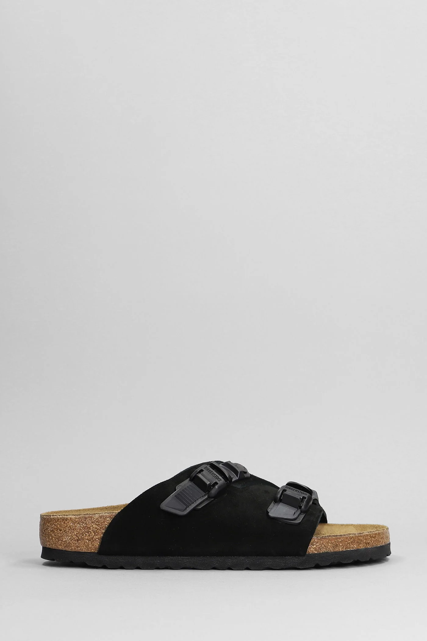 Zurich Tech Flats in black suede