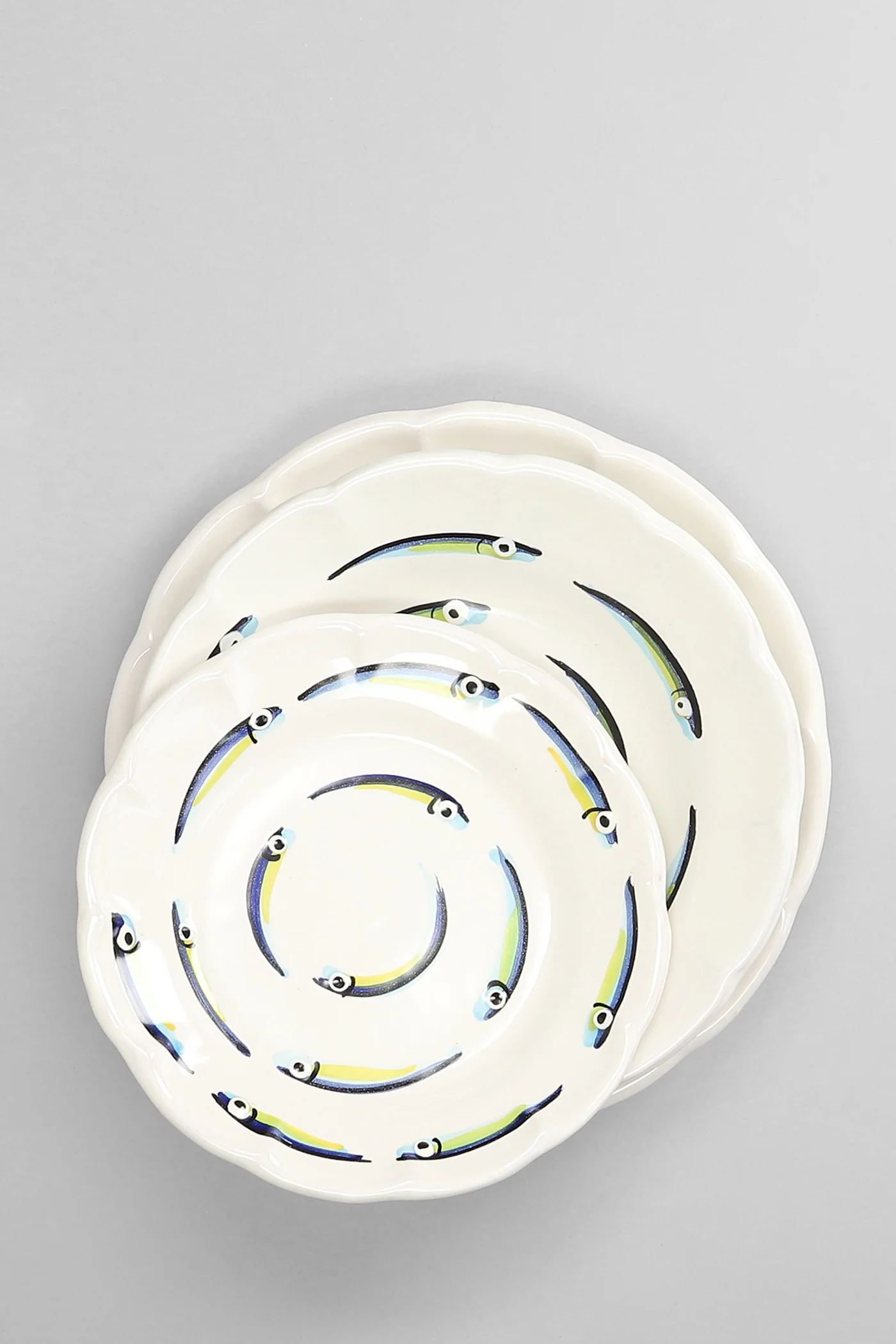 Alice White Collection Set 3 Alici in white ceramic - Image 4