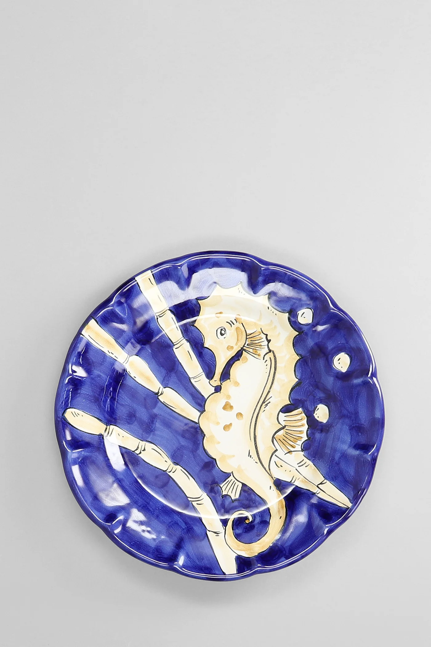 Blu Sea Collection Set 3 Cavalluccio in blue ceramic