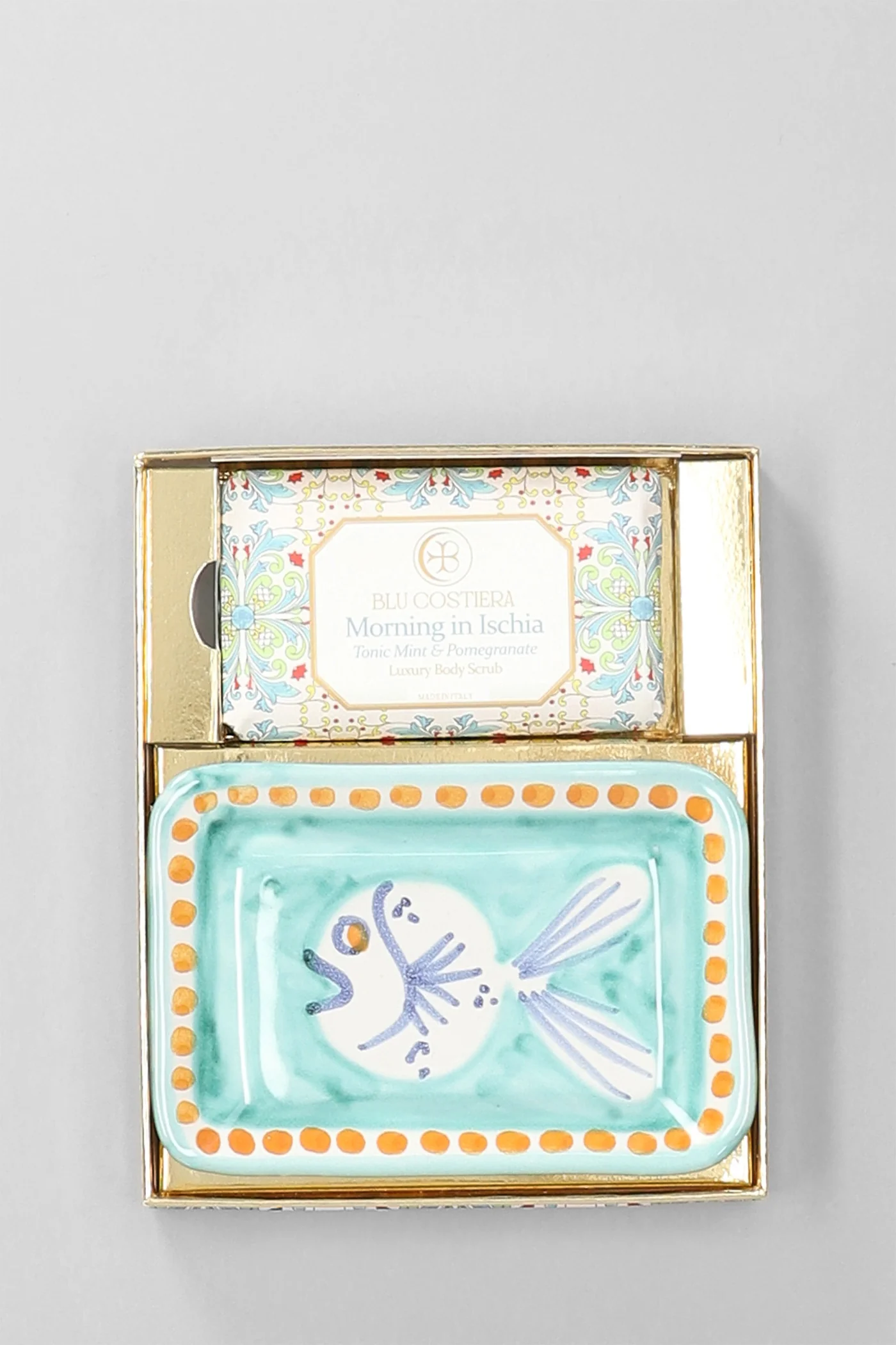 Box Morning in Ischia in multicolor Shea butter