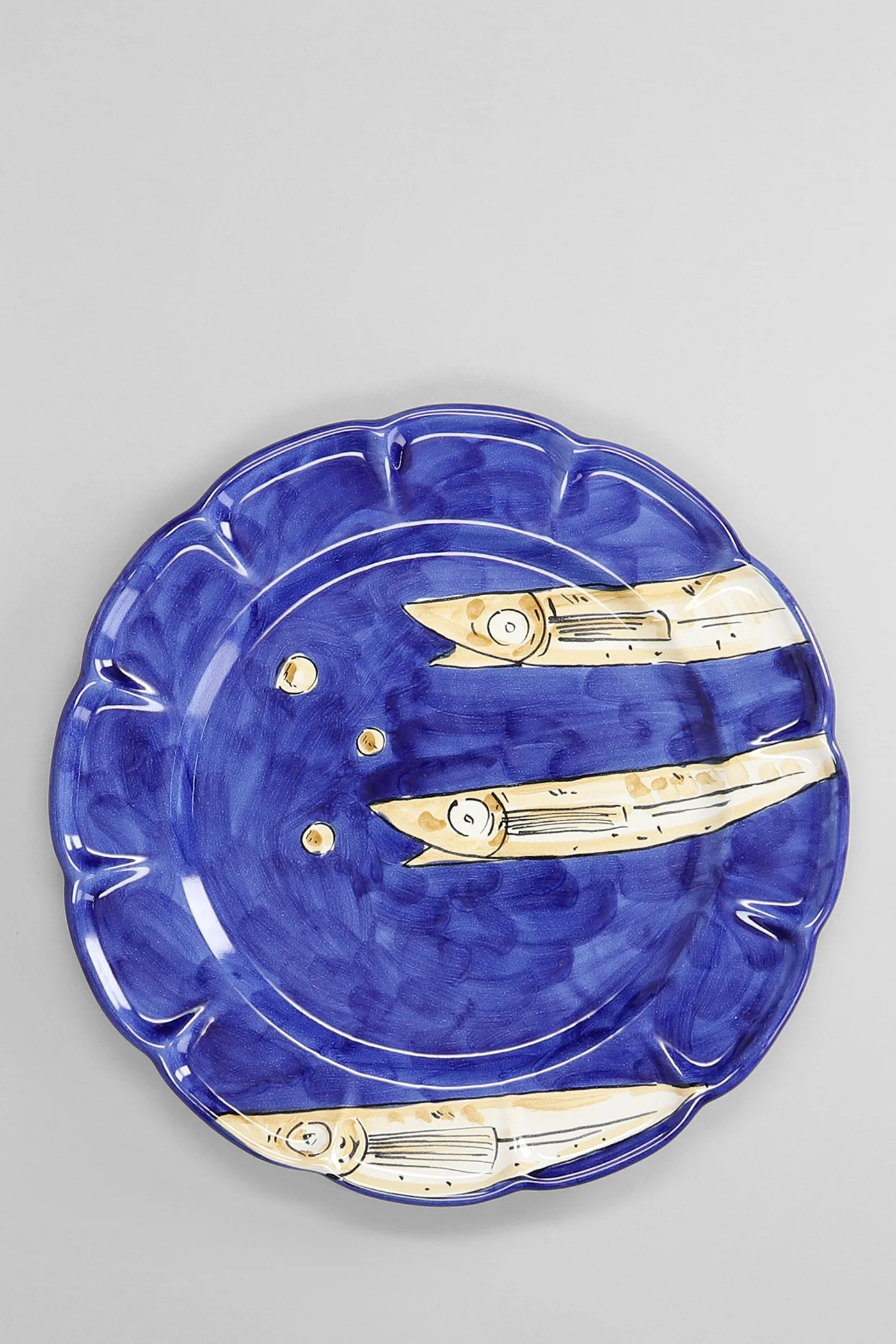 Sea Collection Sottopiatto Alici Blu 31 cm Plate in blue ceramic