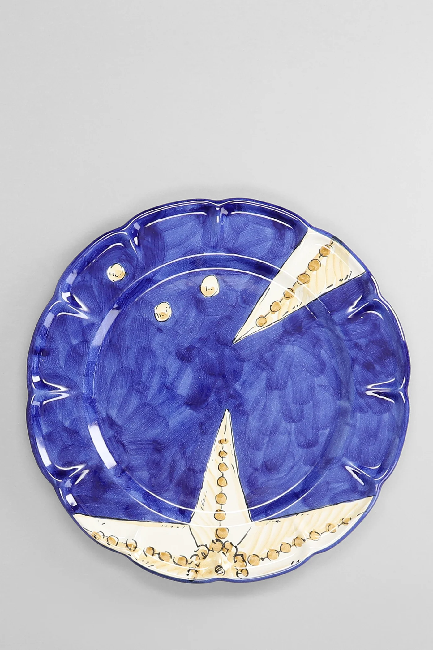 Sea Collection Sottopiatto Stella 31 cm Plate in blue ceramic