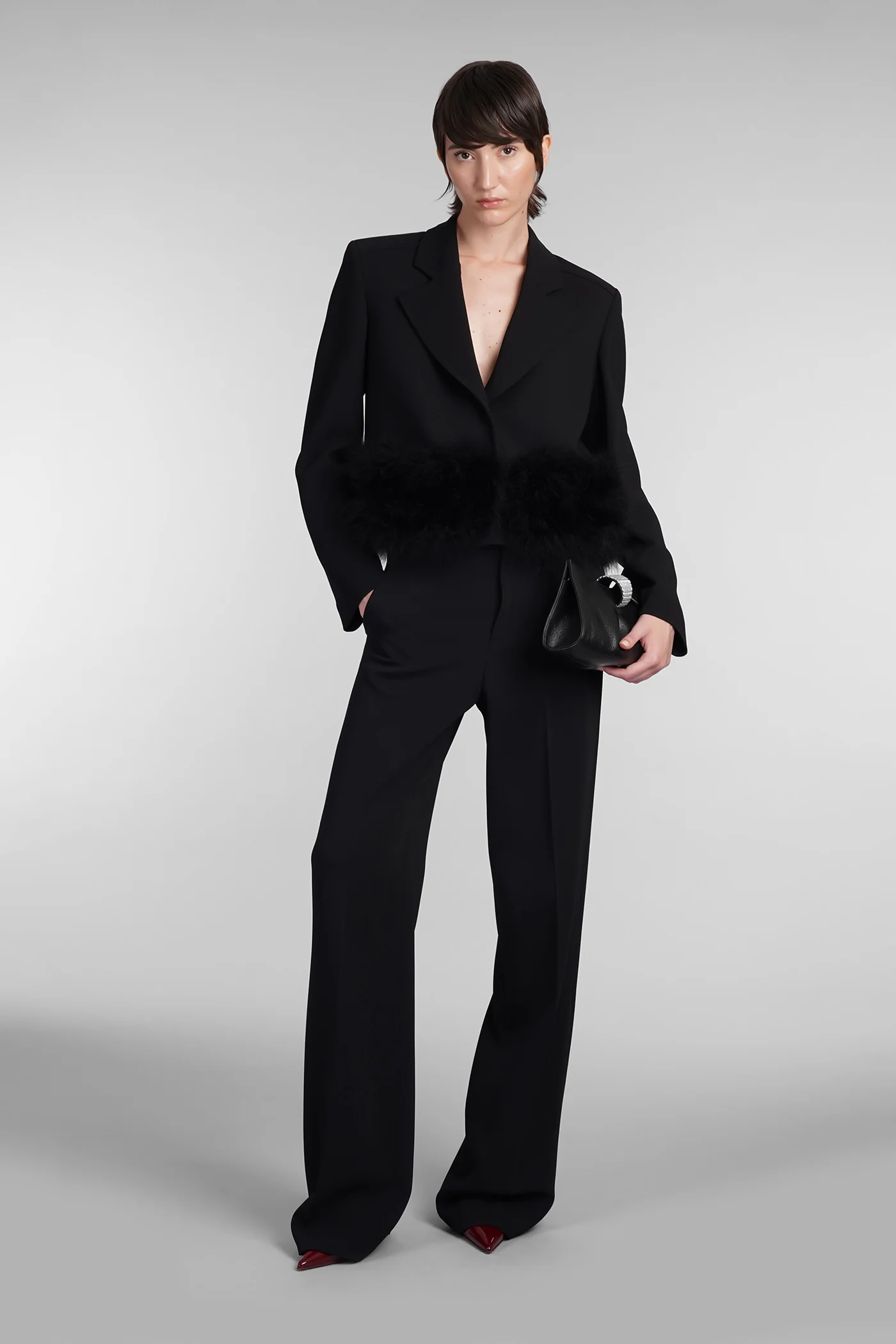 Blazer in black viscose - Image 2