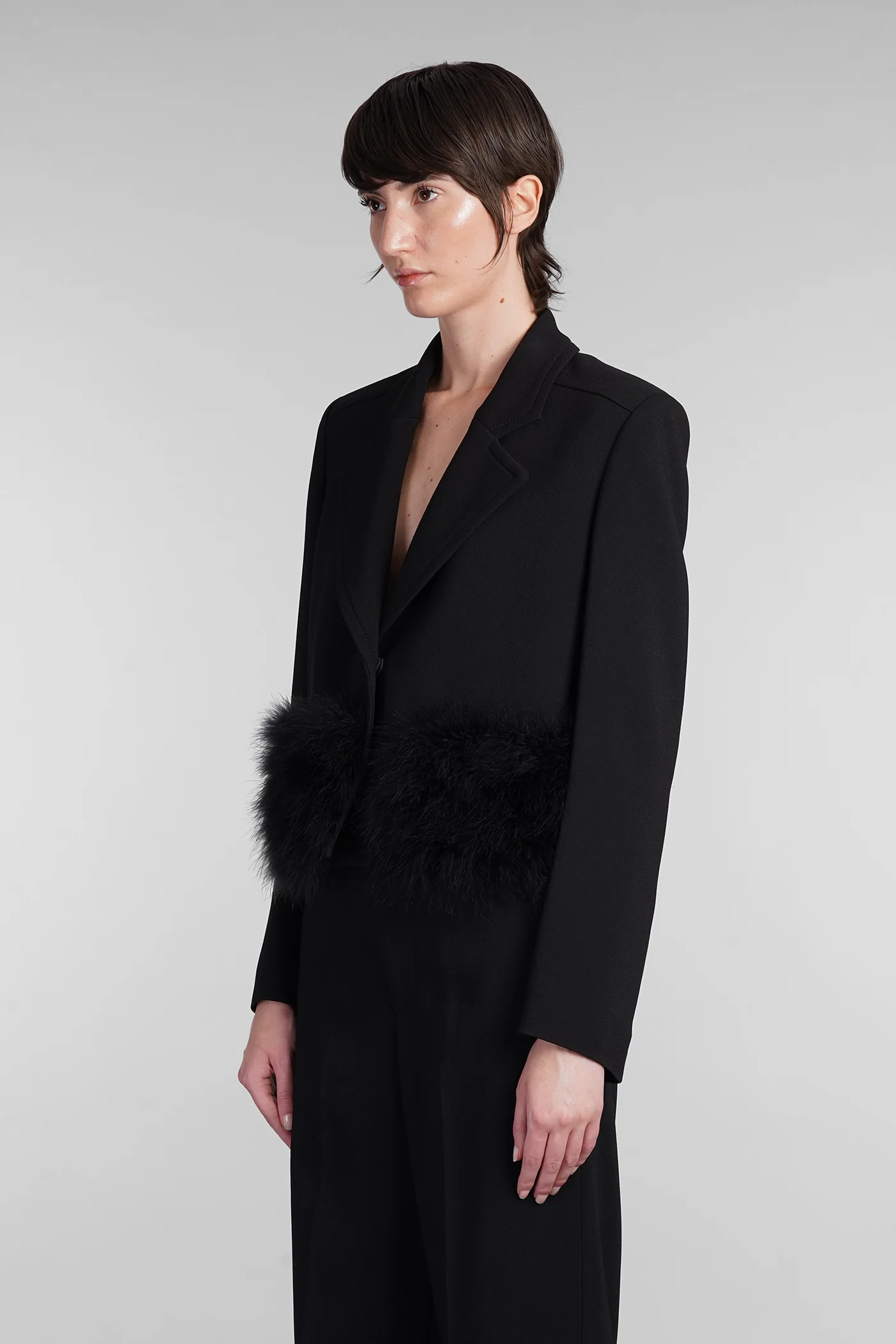Blazer in black viscose - Image 4