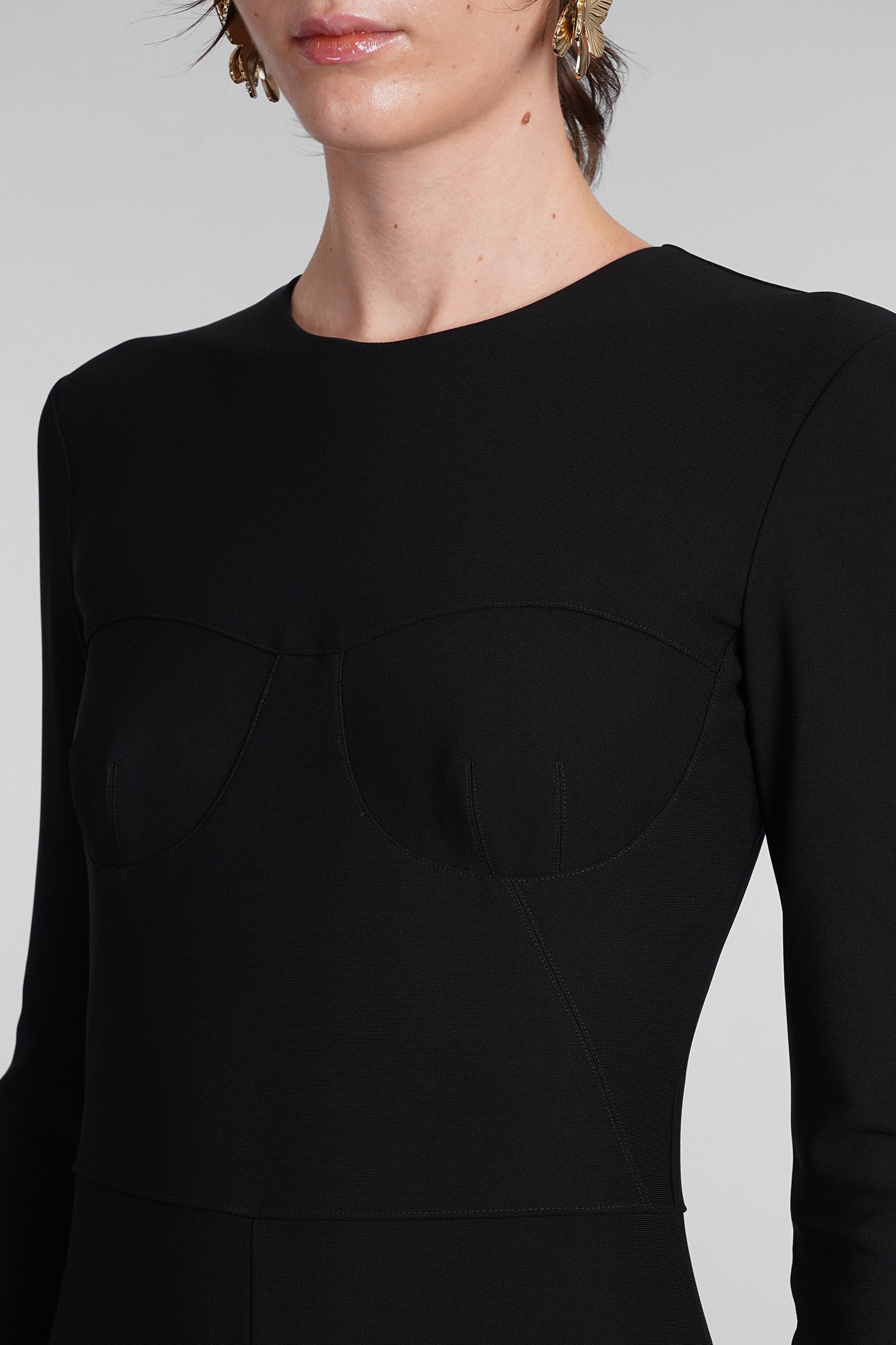 Jumpsuit in black viscose - Image 5