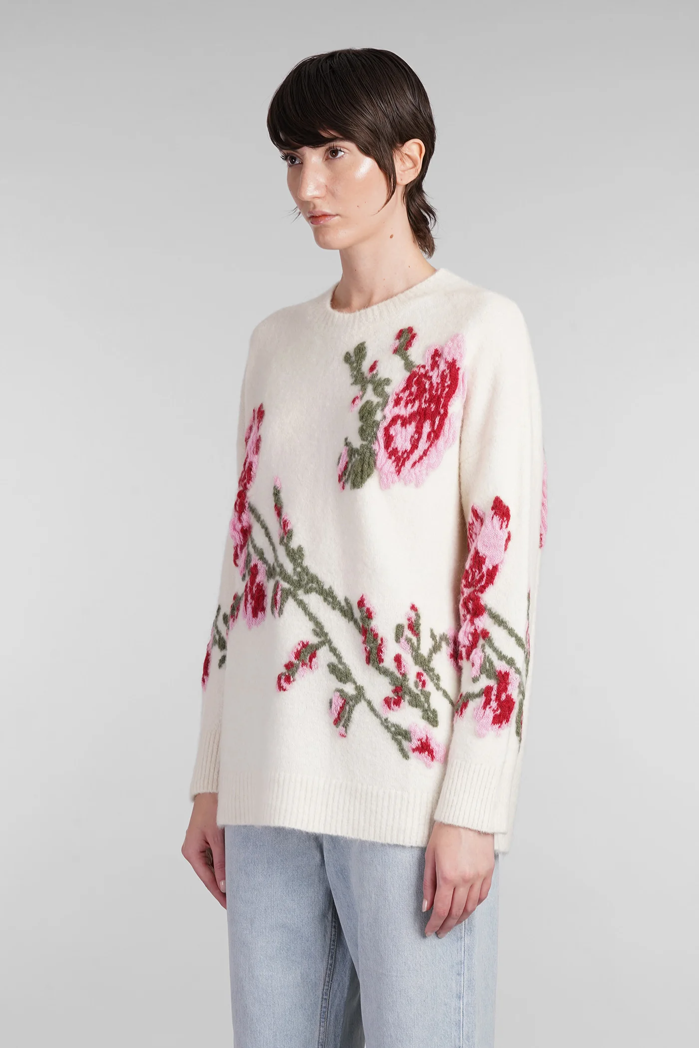 Knitwear in beige wool - Image 4