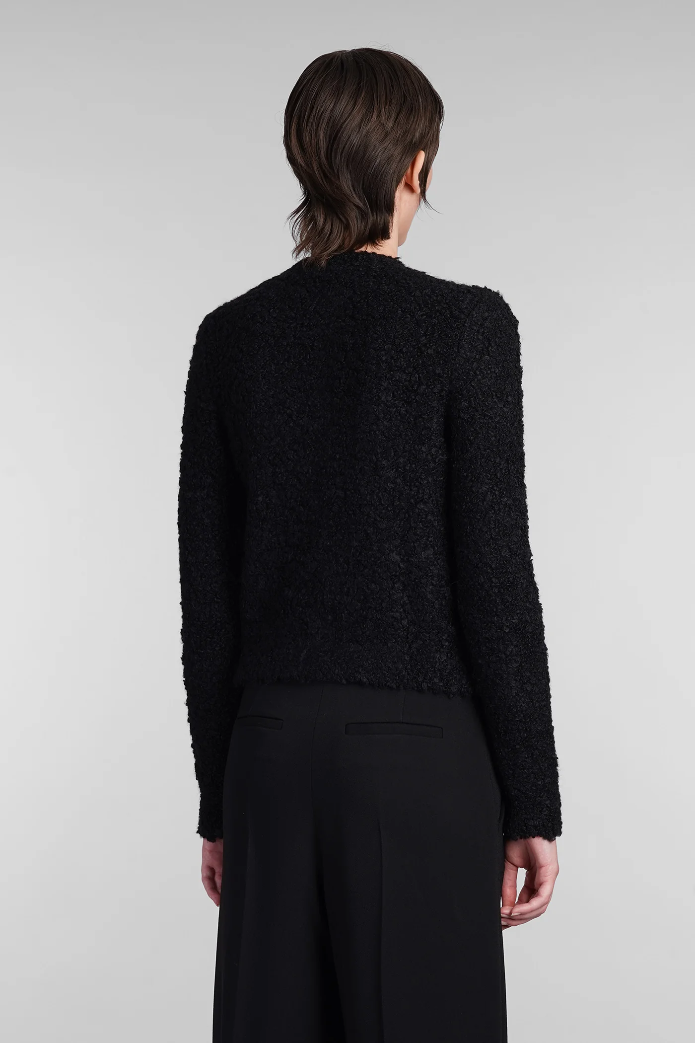 Knitwear in black wool - Image 3