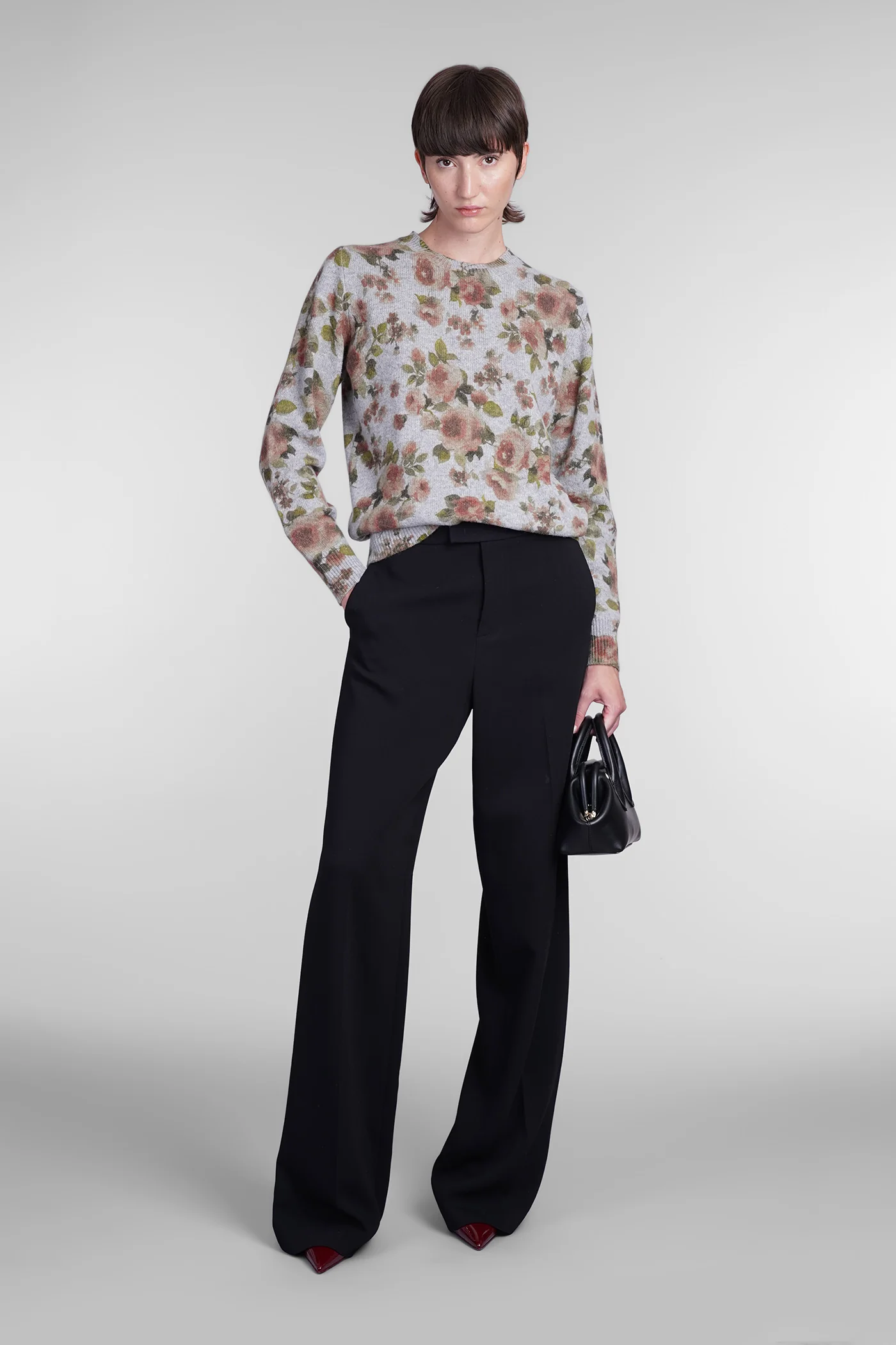 Knitwear in grey wool - Image 2