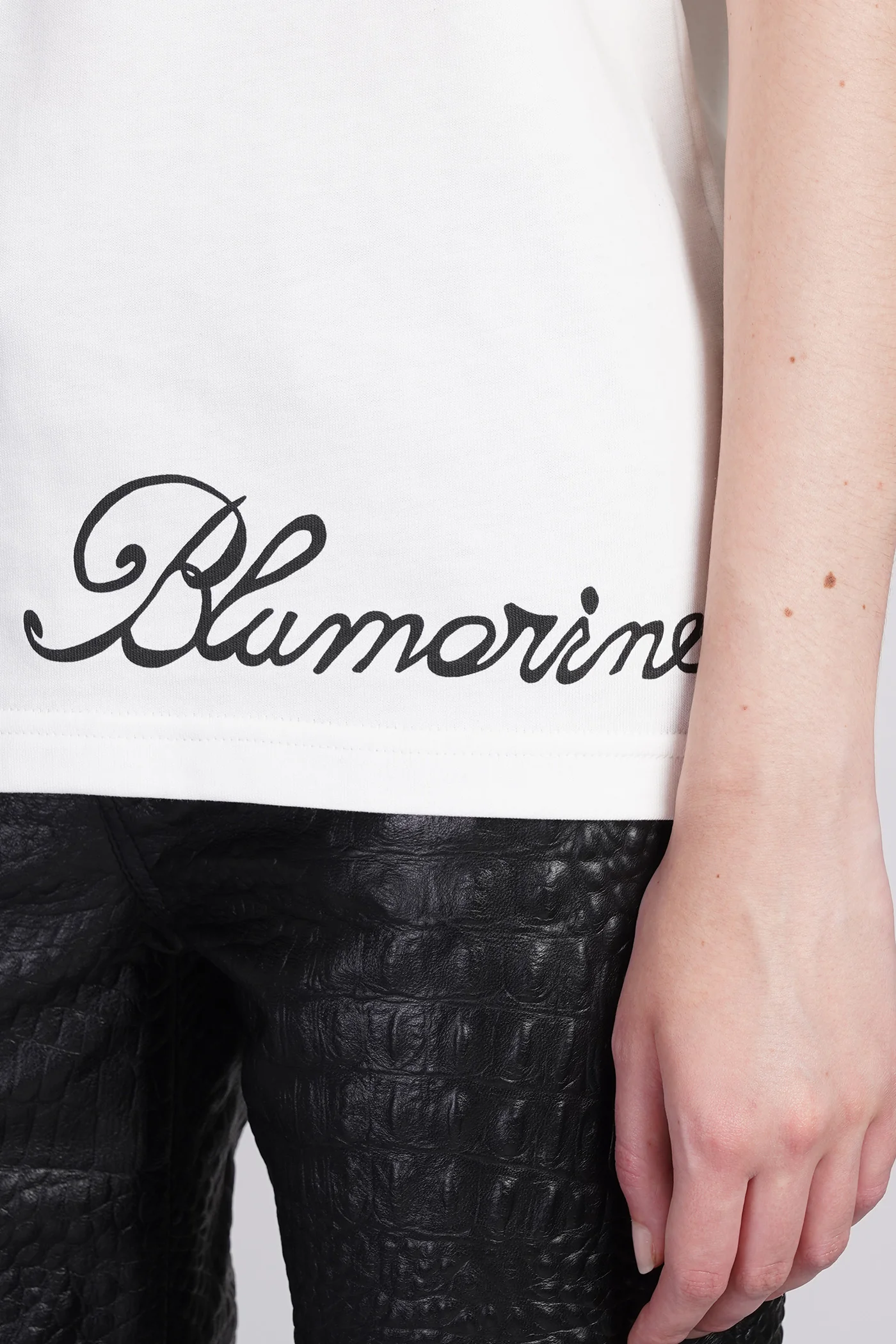 T-Shirt in white cotton - Image 5