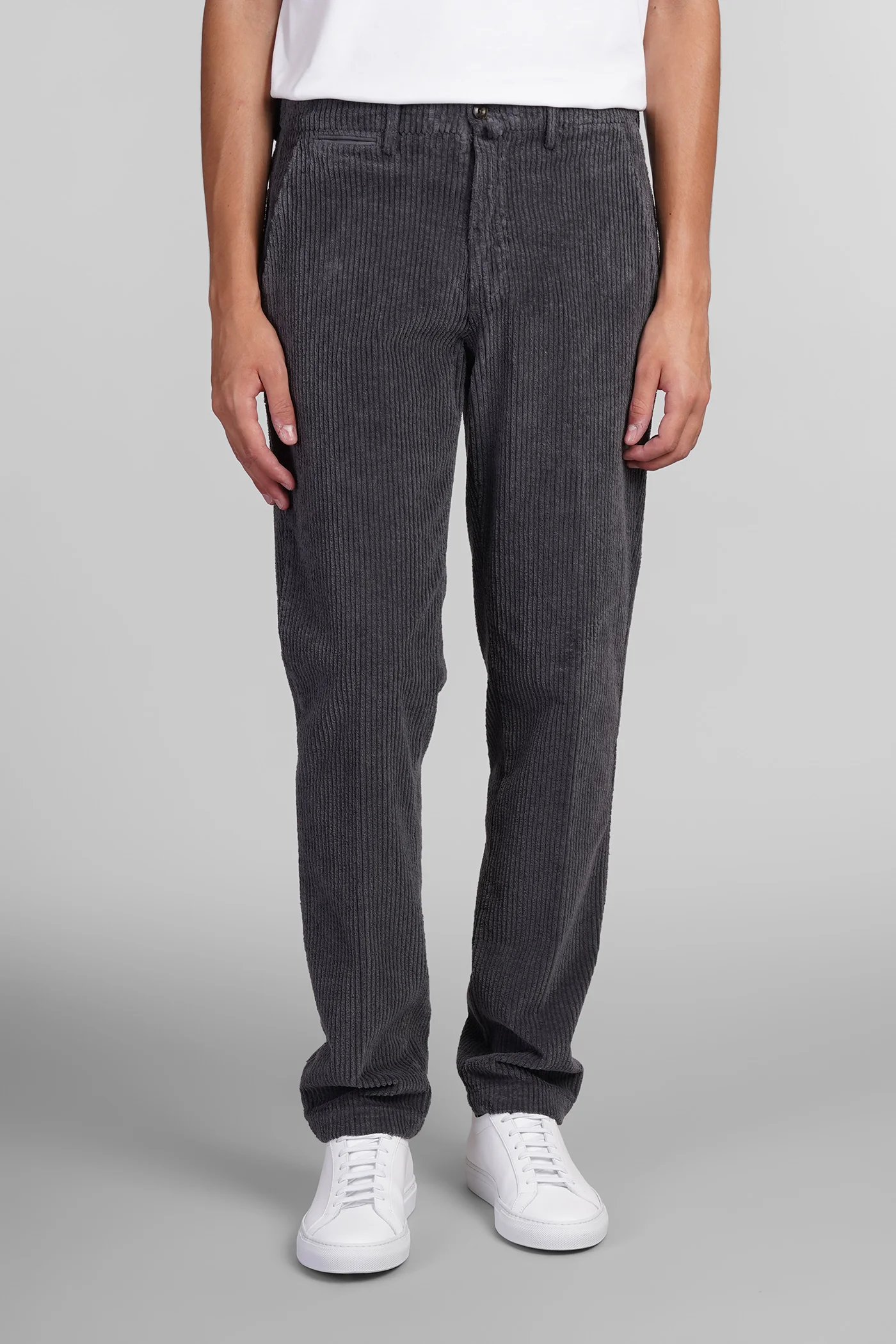 Bg32 Pants in grey cotton