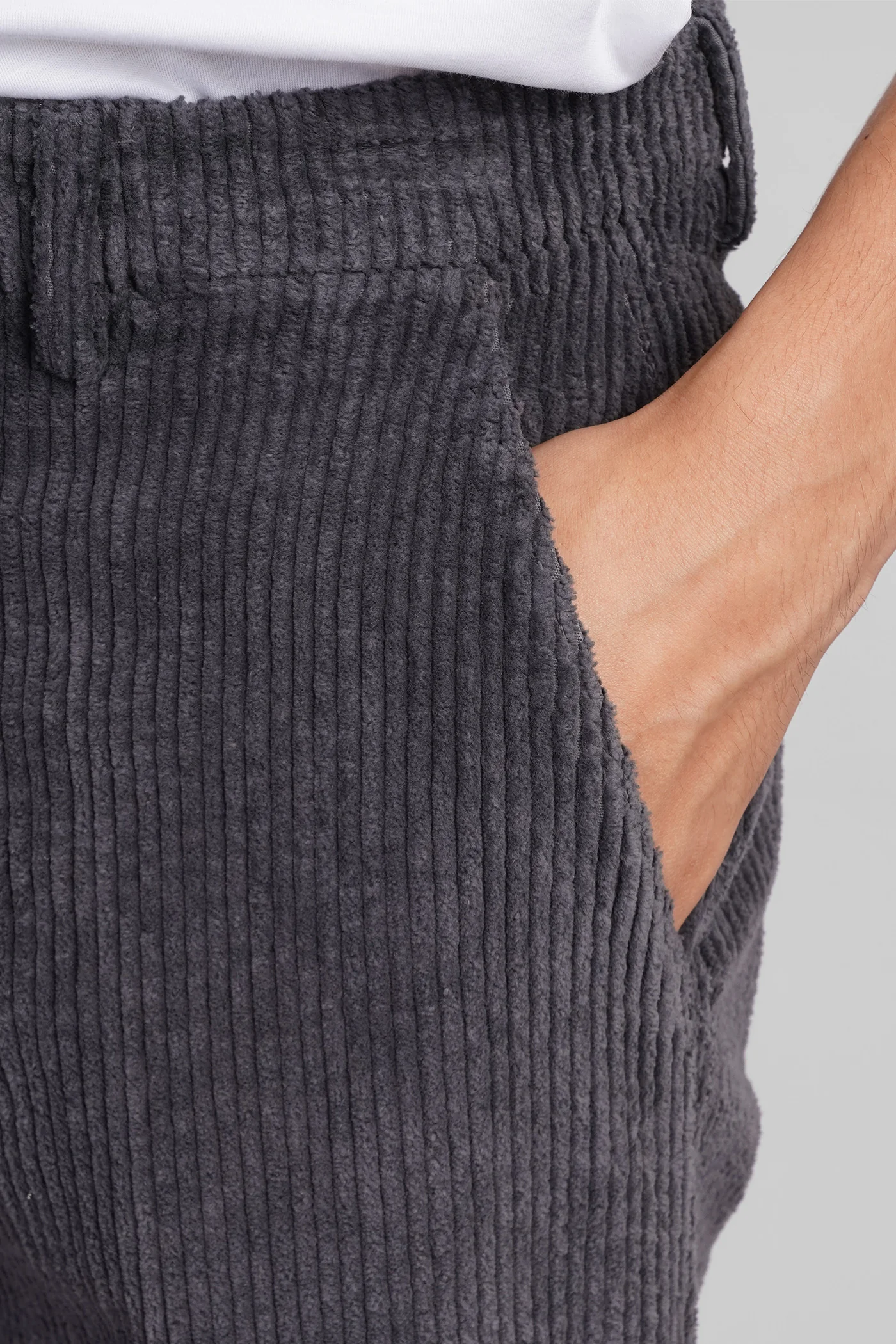 Bg32 Pants in grey cotton - Image 5