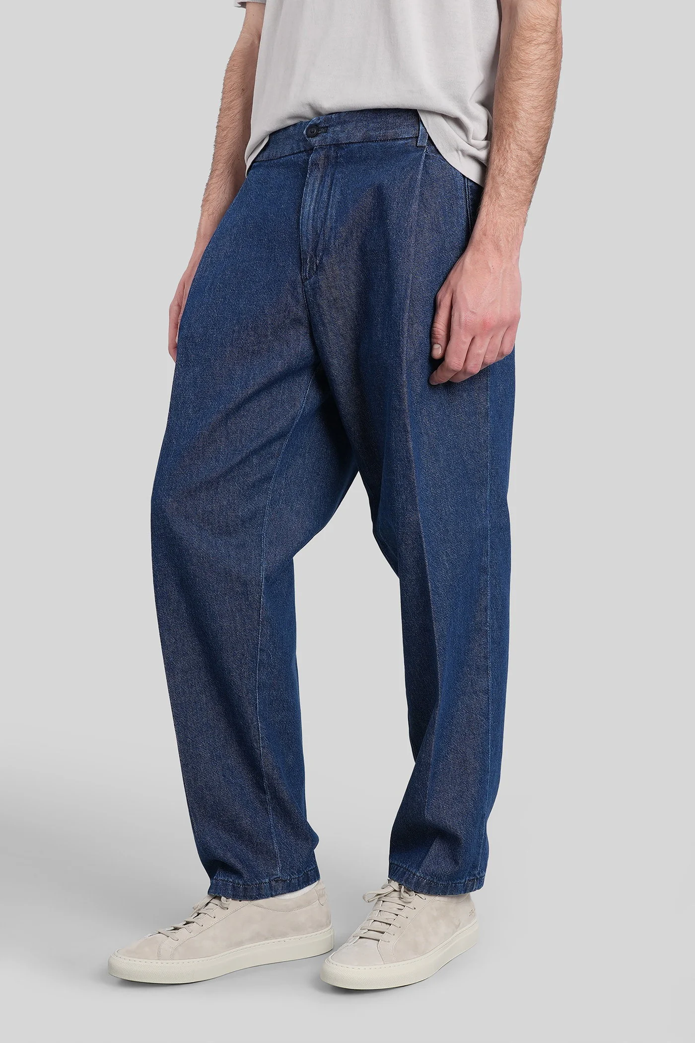 Manhattan Jeans in blue cotton - Image 4