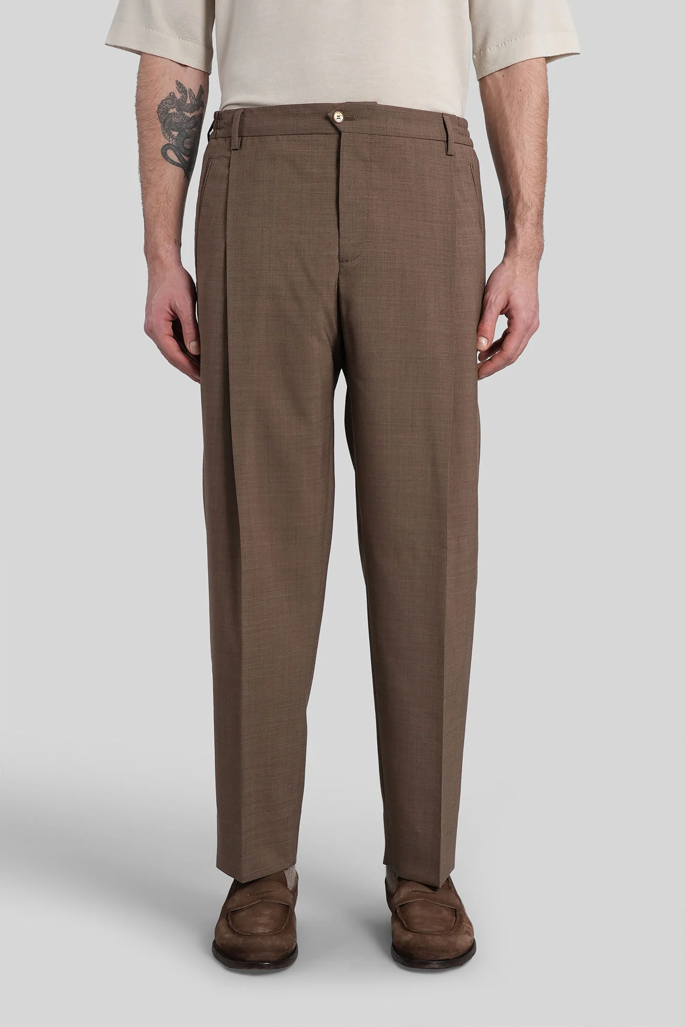 Manhattans Pants in brown wool