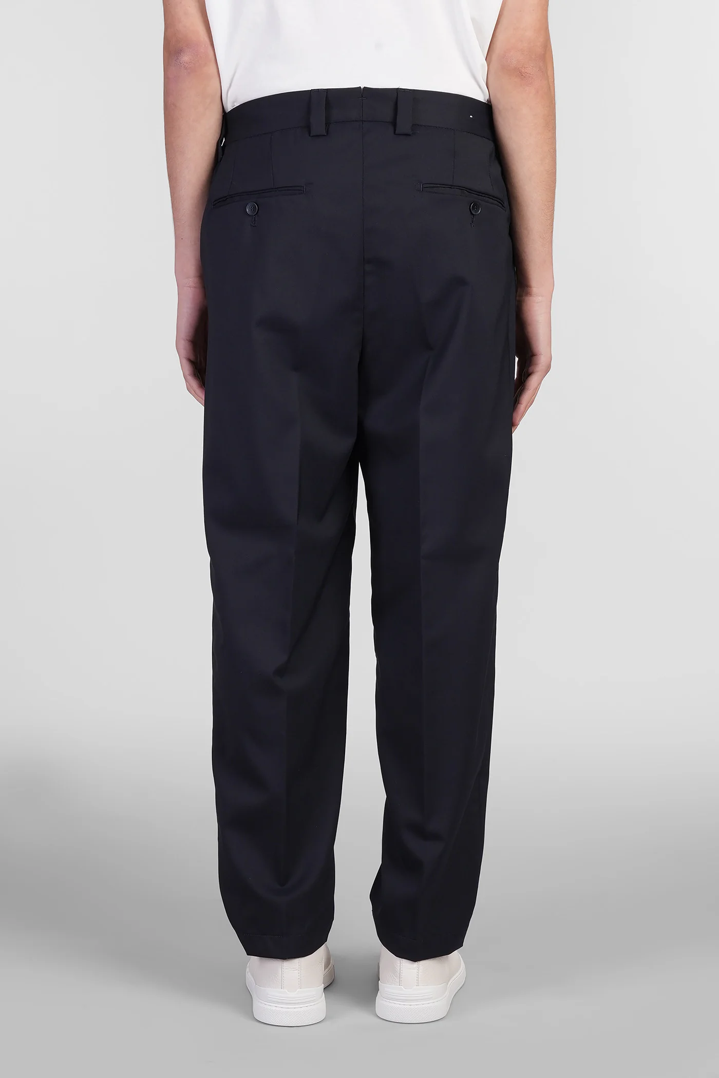 Portofinos Pants in blue wool - Image 13