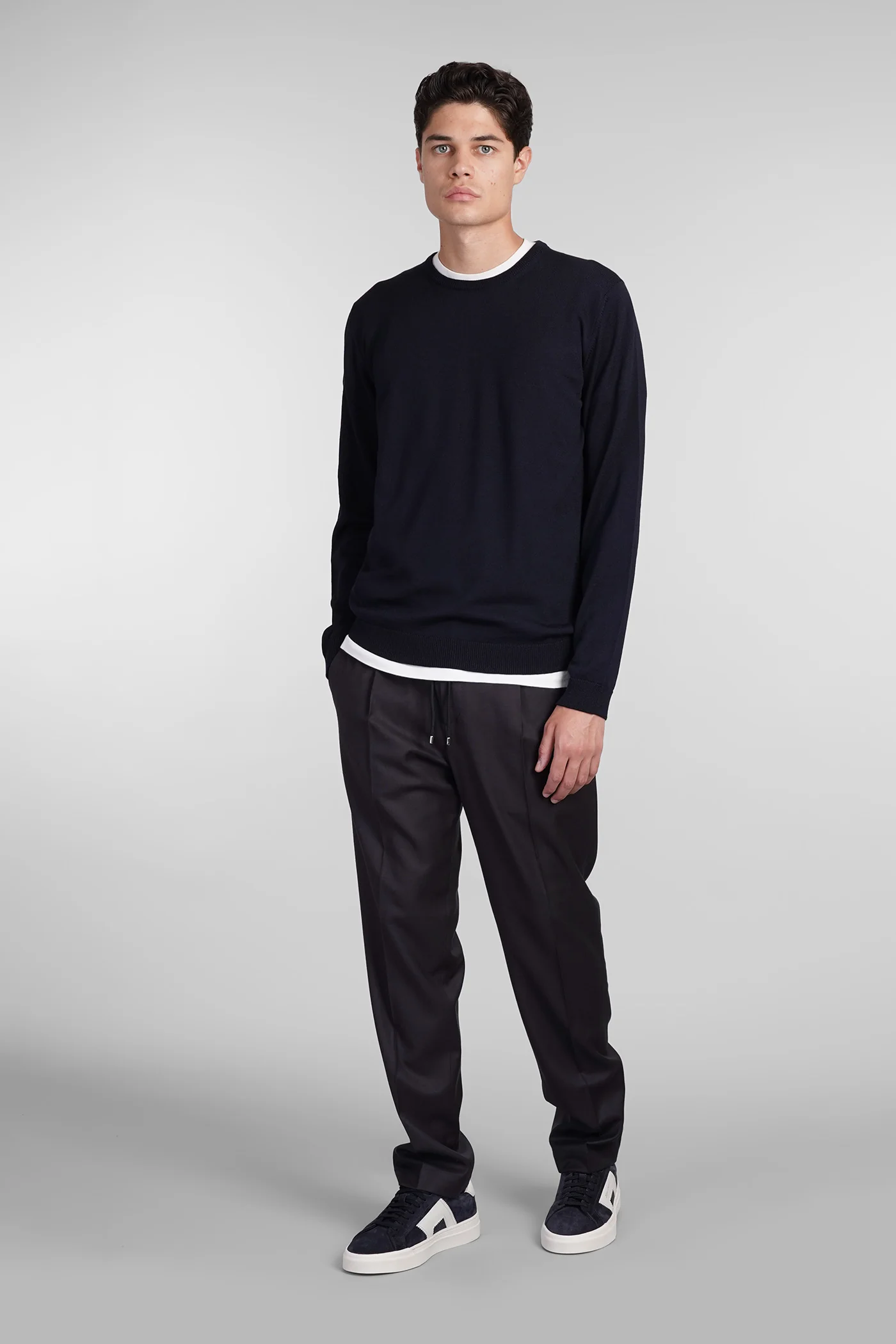 Wimbledons Pants in grey wool - Image 2