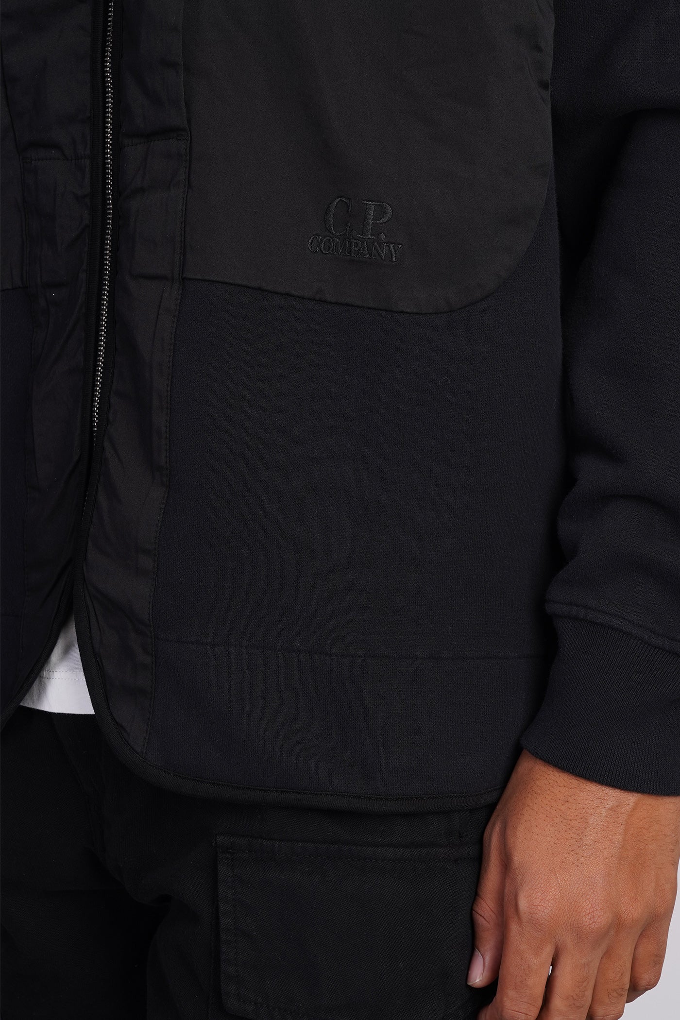 Casual jacket in black cotton - Image 5