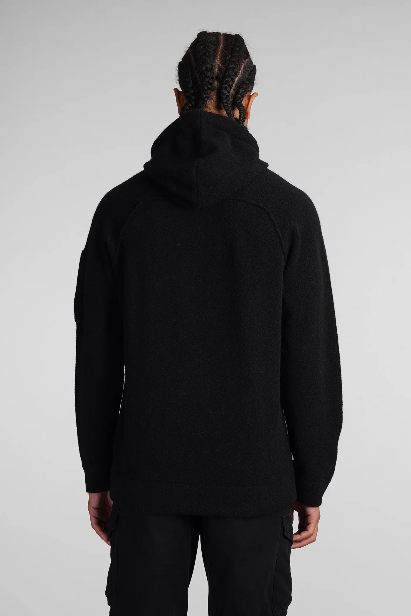 Knitwear in black wool - Image 3