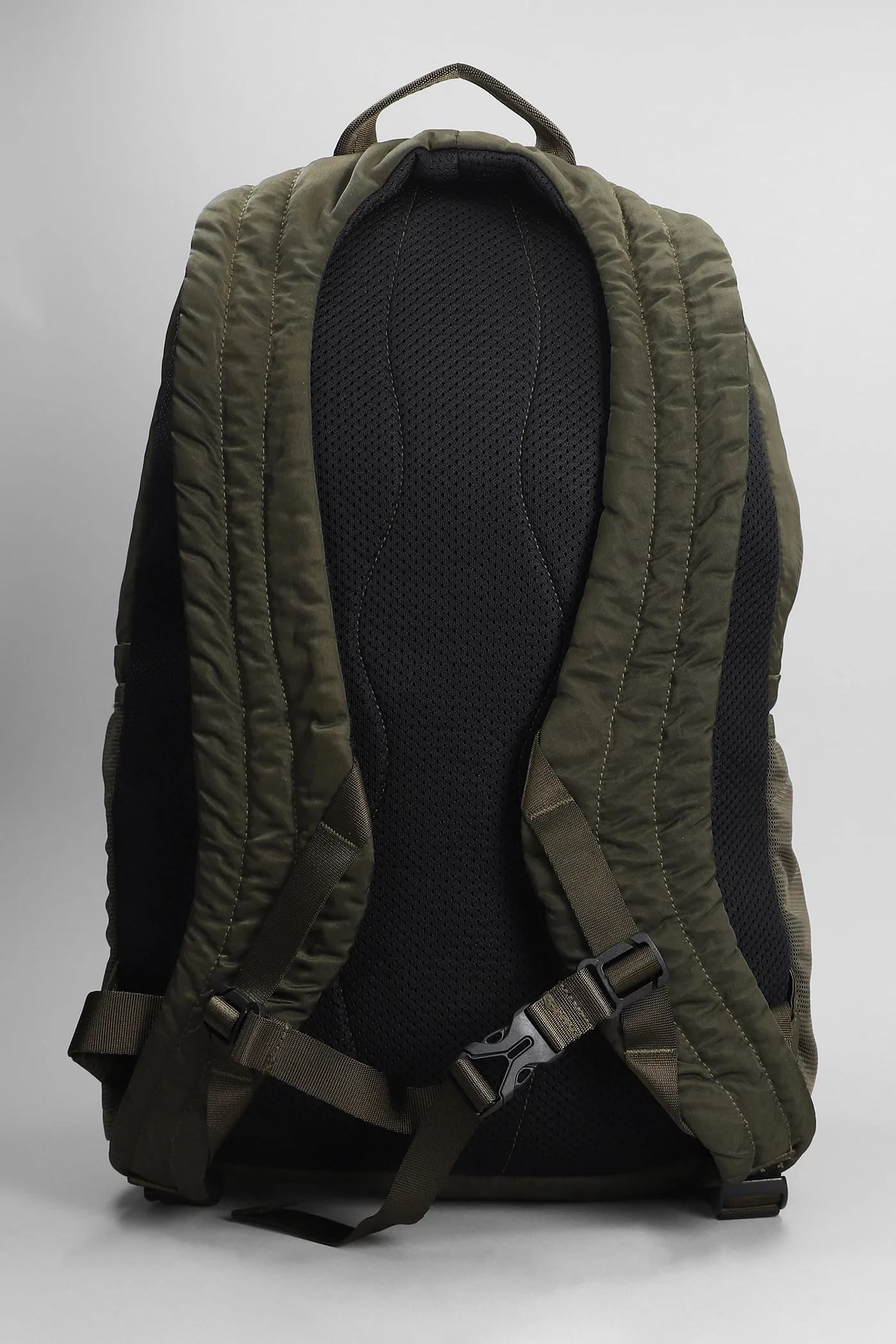 Nylon b Backpack in green polyester - Image 3