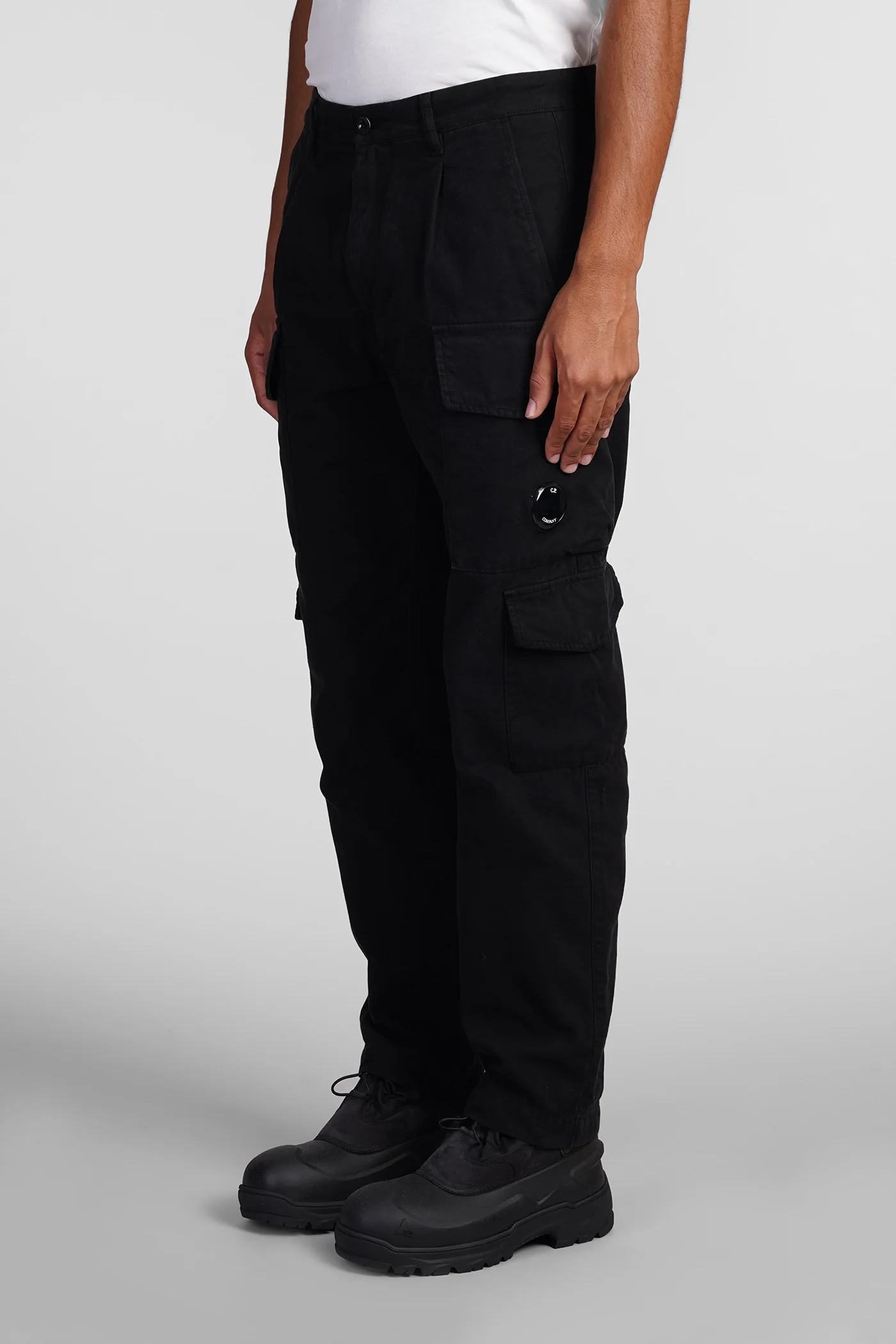 Pants in black cotton - Image 4
