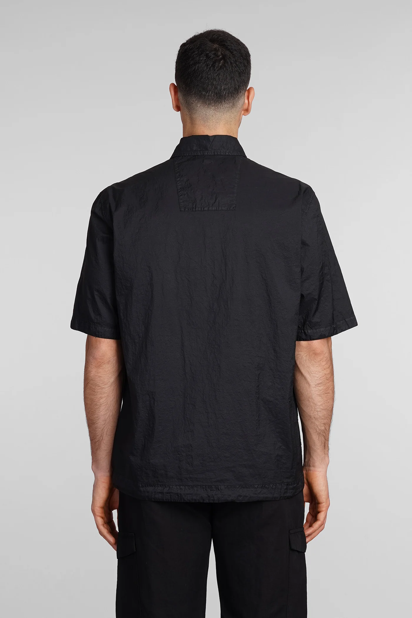 Shirt in black polyamide - Image 3