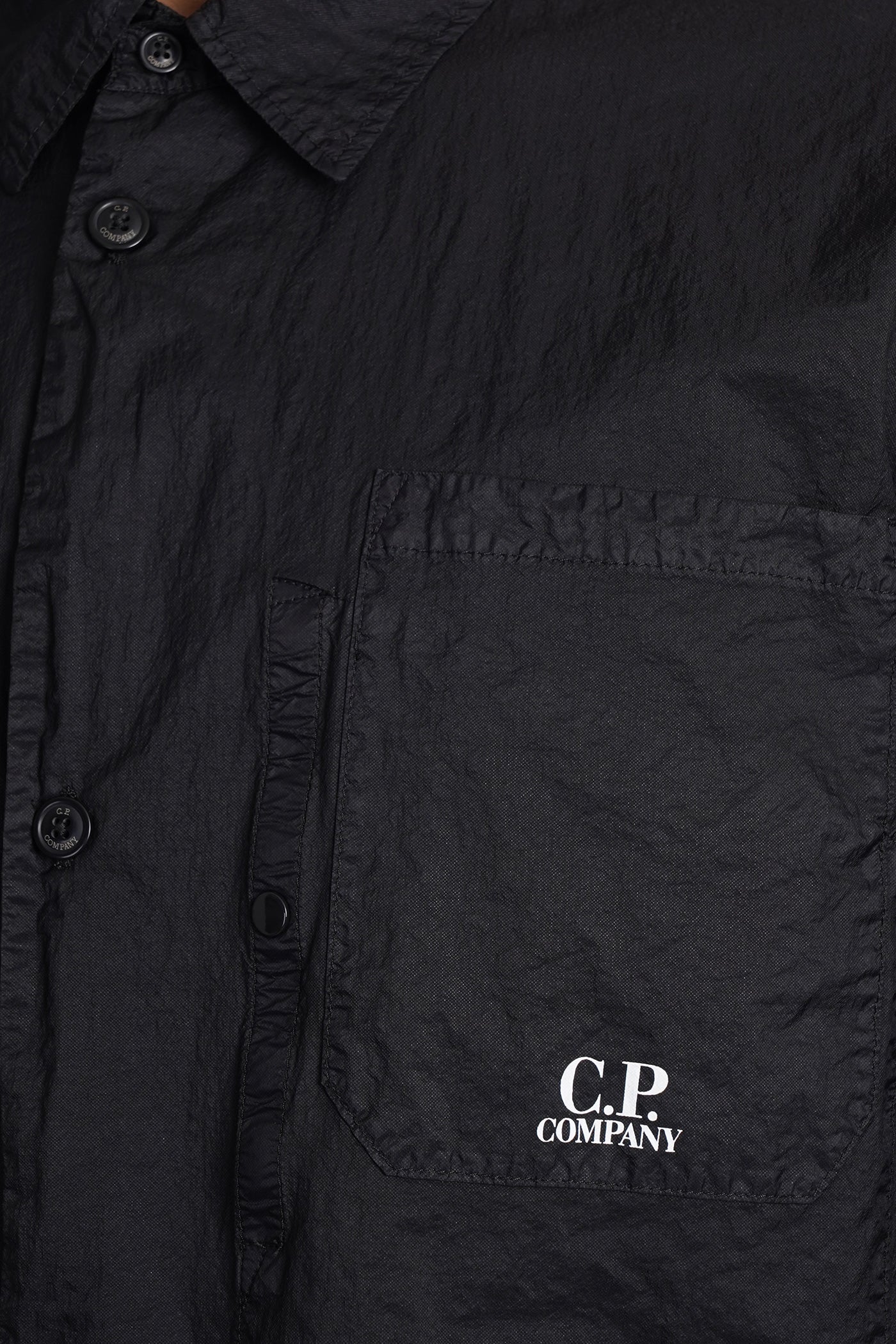 Shirt in black polyamide - Image 5