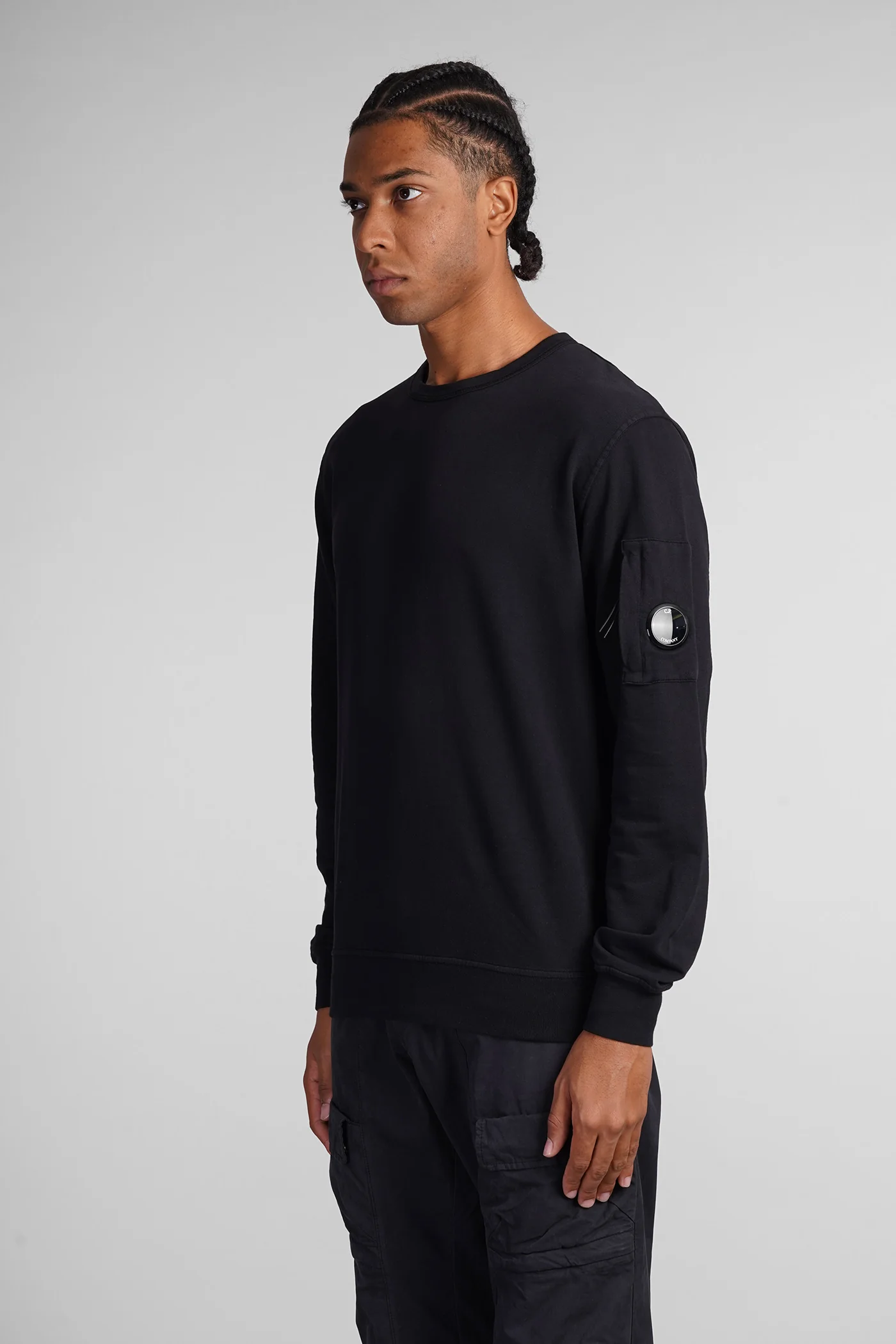 Sweatshirt in black cotton - Image 4
