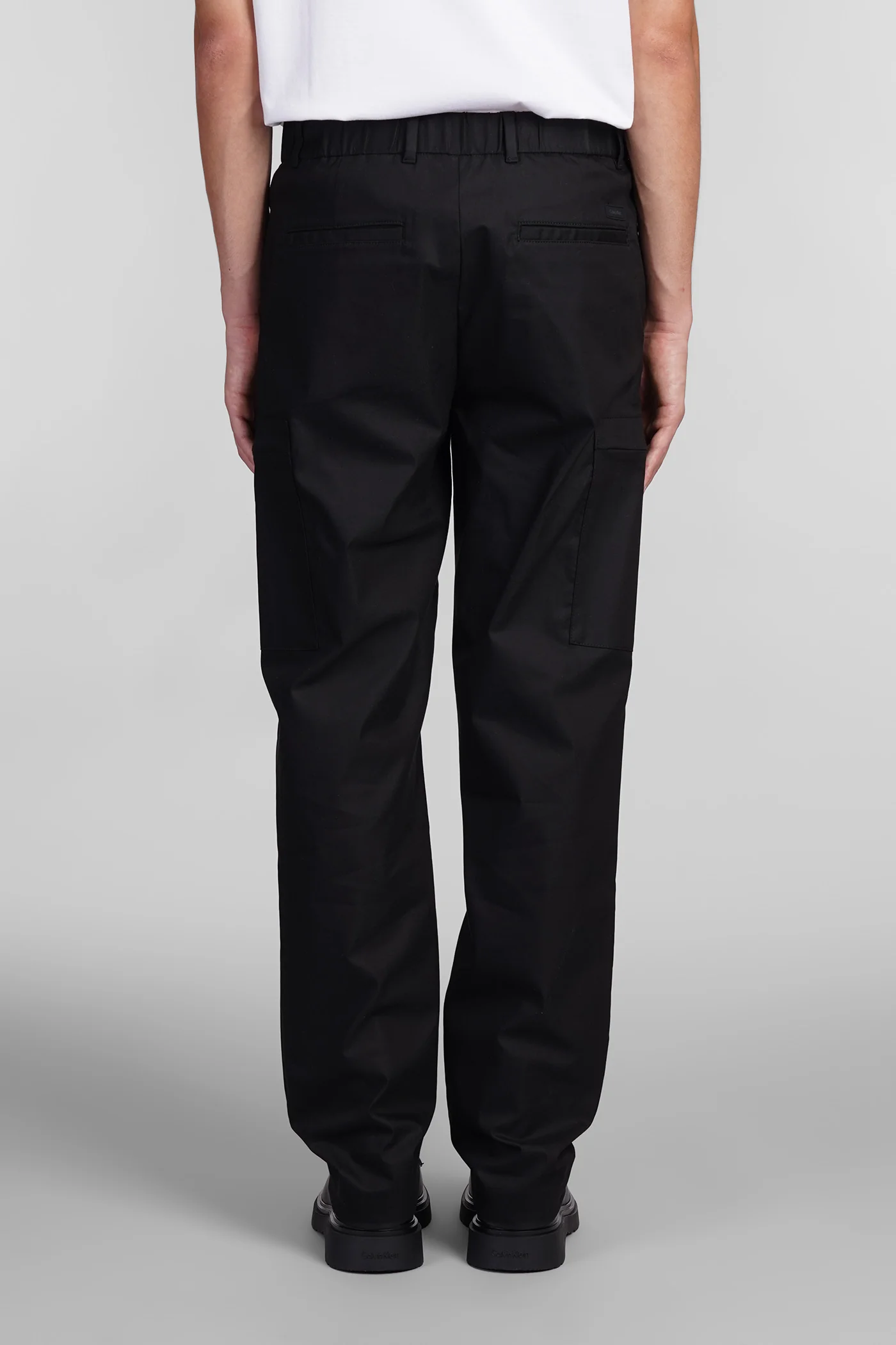 Pants in black cotton - Image 3