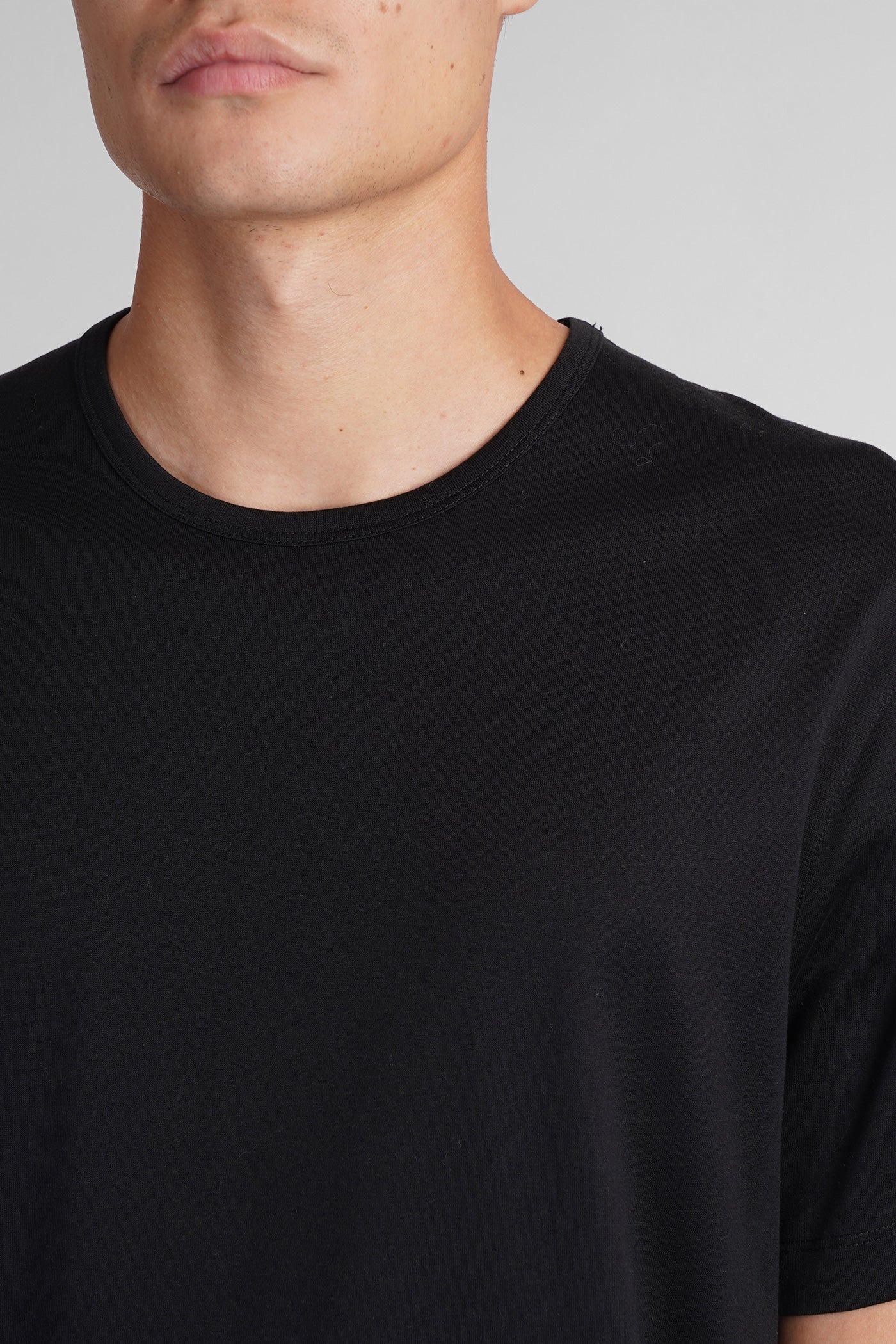 T-Shirt in black cotton - Image 5