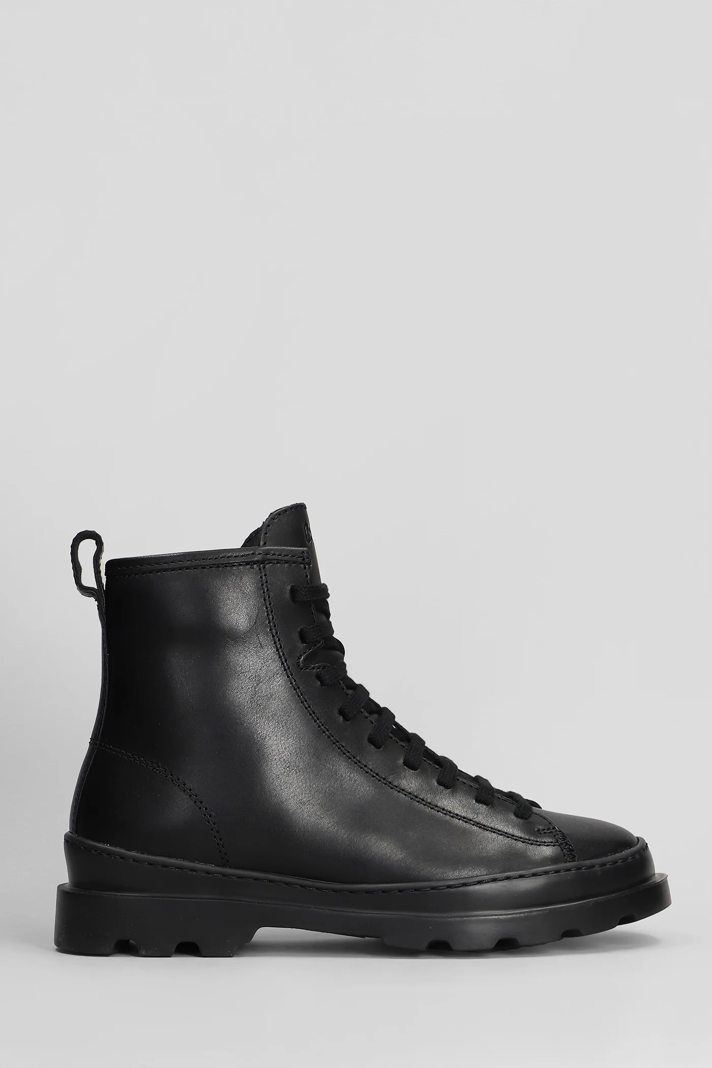 Brutus Combat boots in black leather