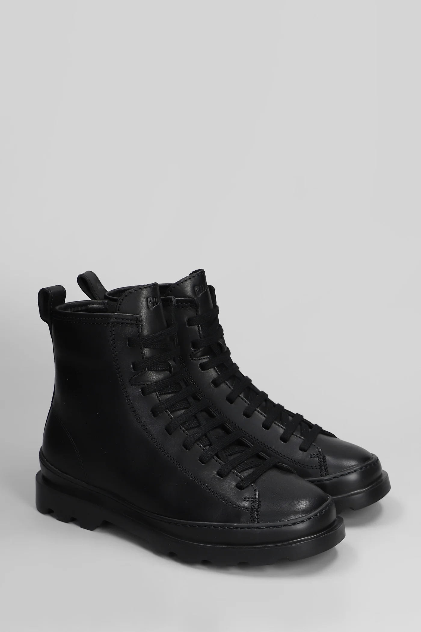 Brutus Combat boots in black leather - Image 2