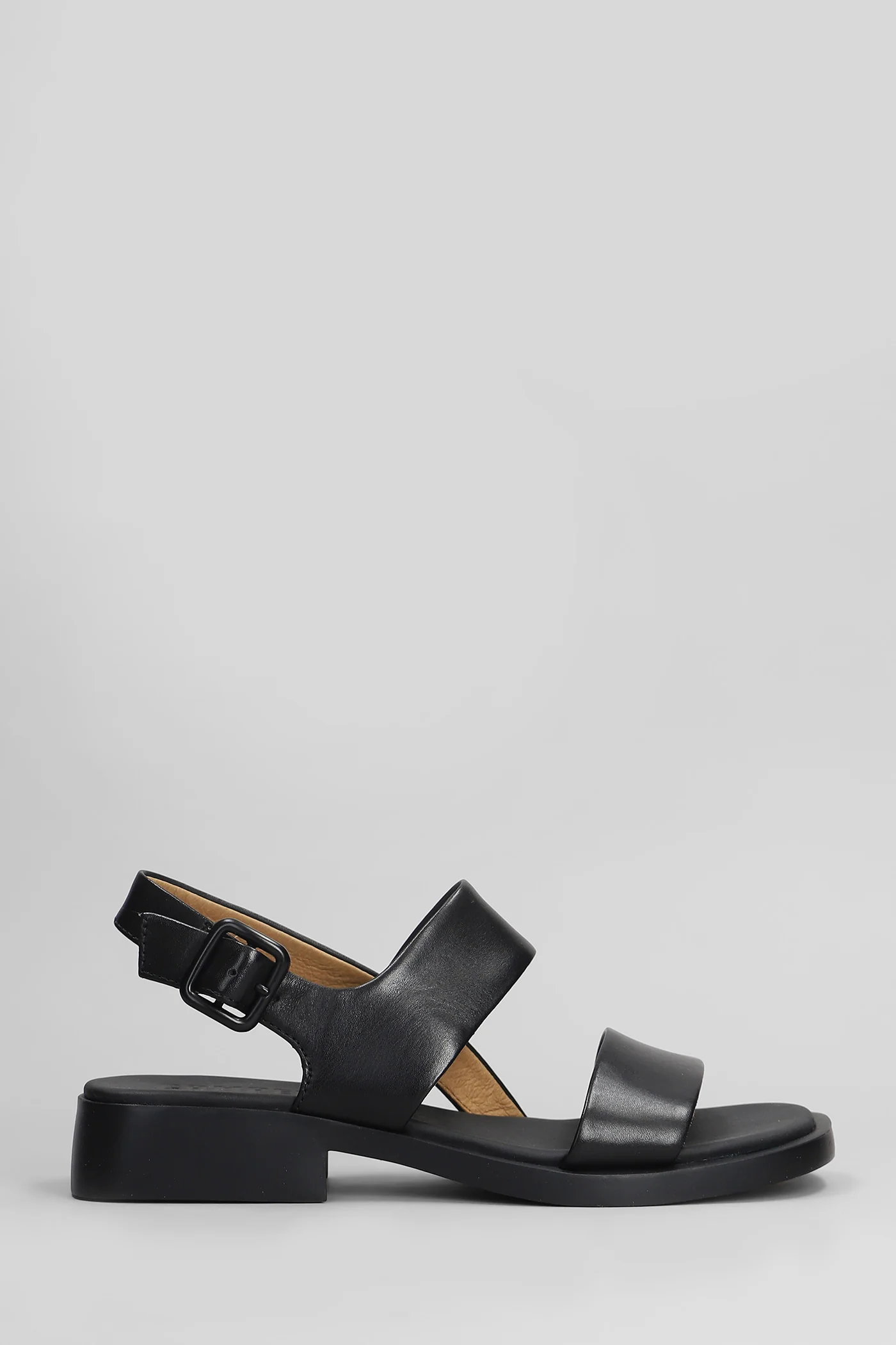 Dana Sandals in black leather