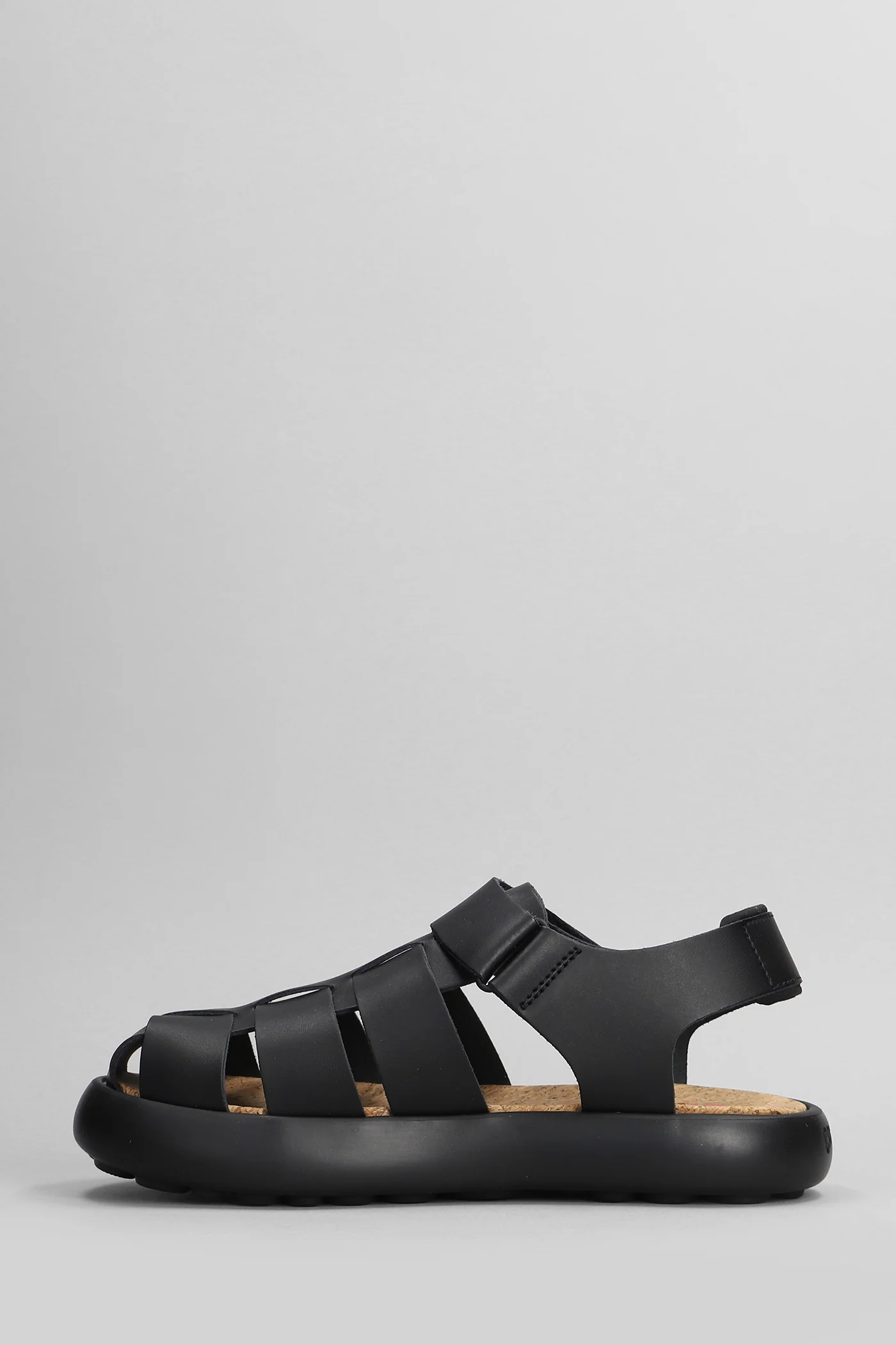 Flota Flats in black leather - Image 3