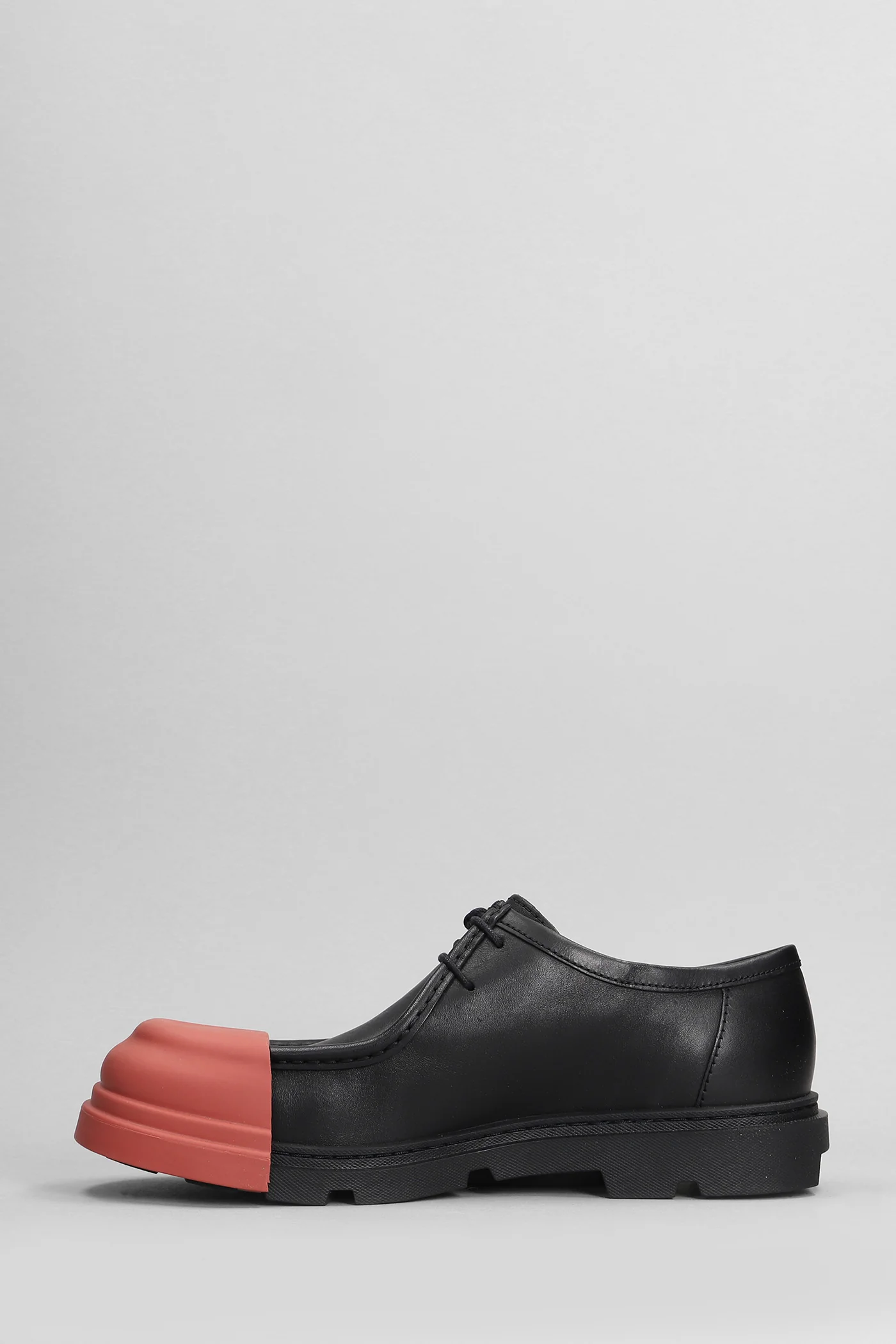 Junction Lace up shoes in black leather - Image 3