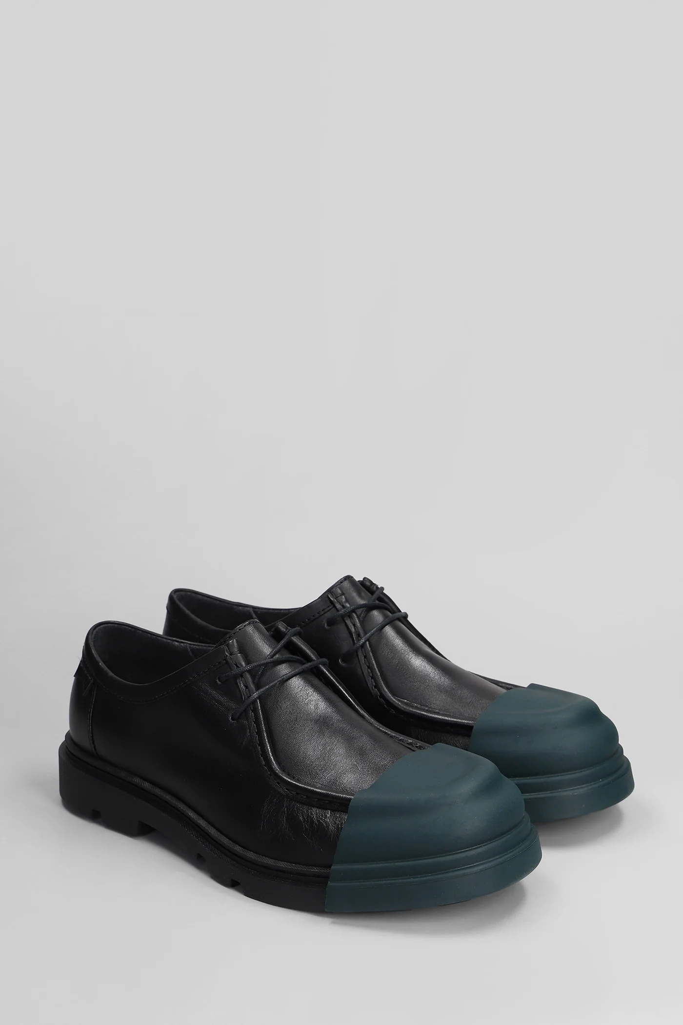 Junction Lace up shoes in black leather - Image 2