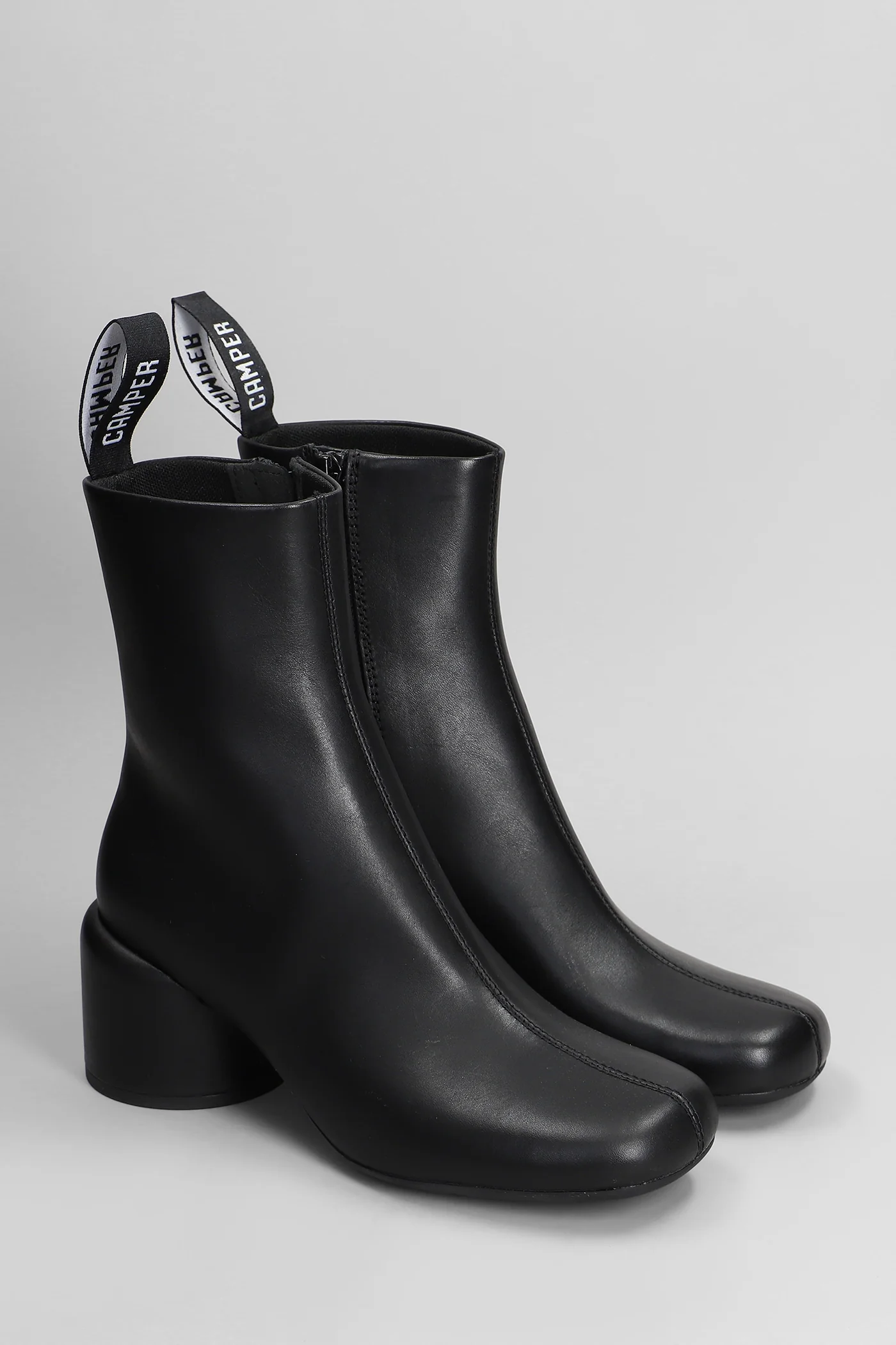 Niki High heels Ankle boots in black leather - Image 2